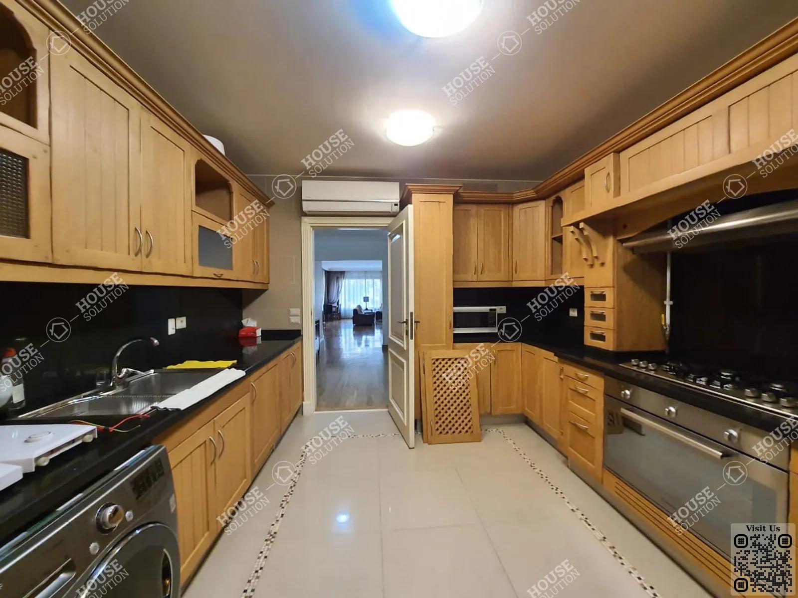 KITCHEN  @ Apartments For Rent In Maadi Maadi Sarayat Area: 350 m² consists of 4 Bedrooms 3 Bathrooms Modern furnished 5 stars #5047-1