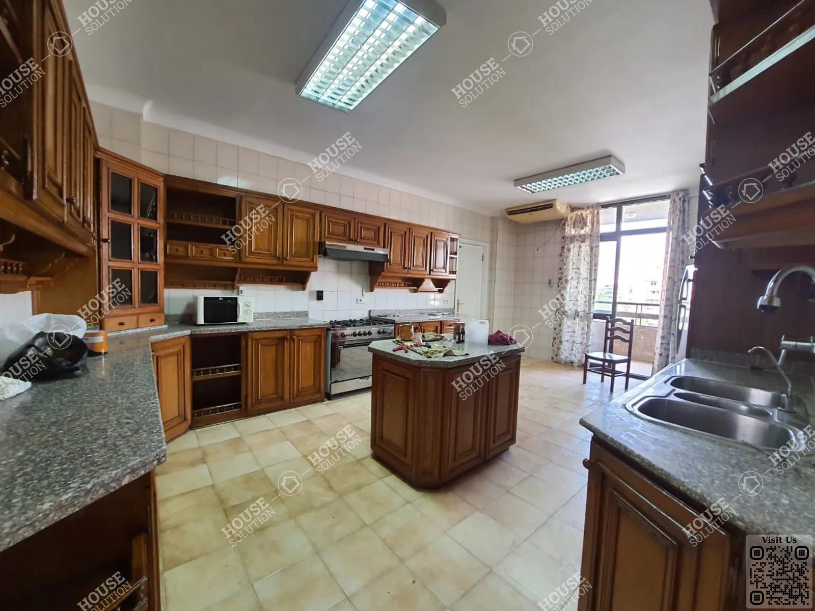 KITCHEN  @ Apartments For Rent In Maadi Maadi Sarayat Area: 380 m² consists of 4 Bedrooms 3 Bathrooms Furnished 5 stars #5083-1