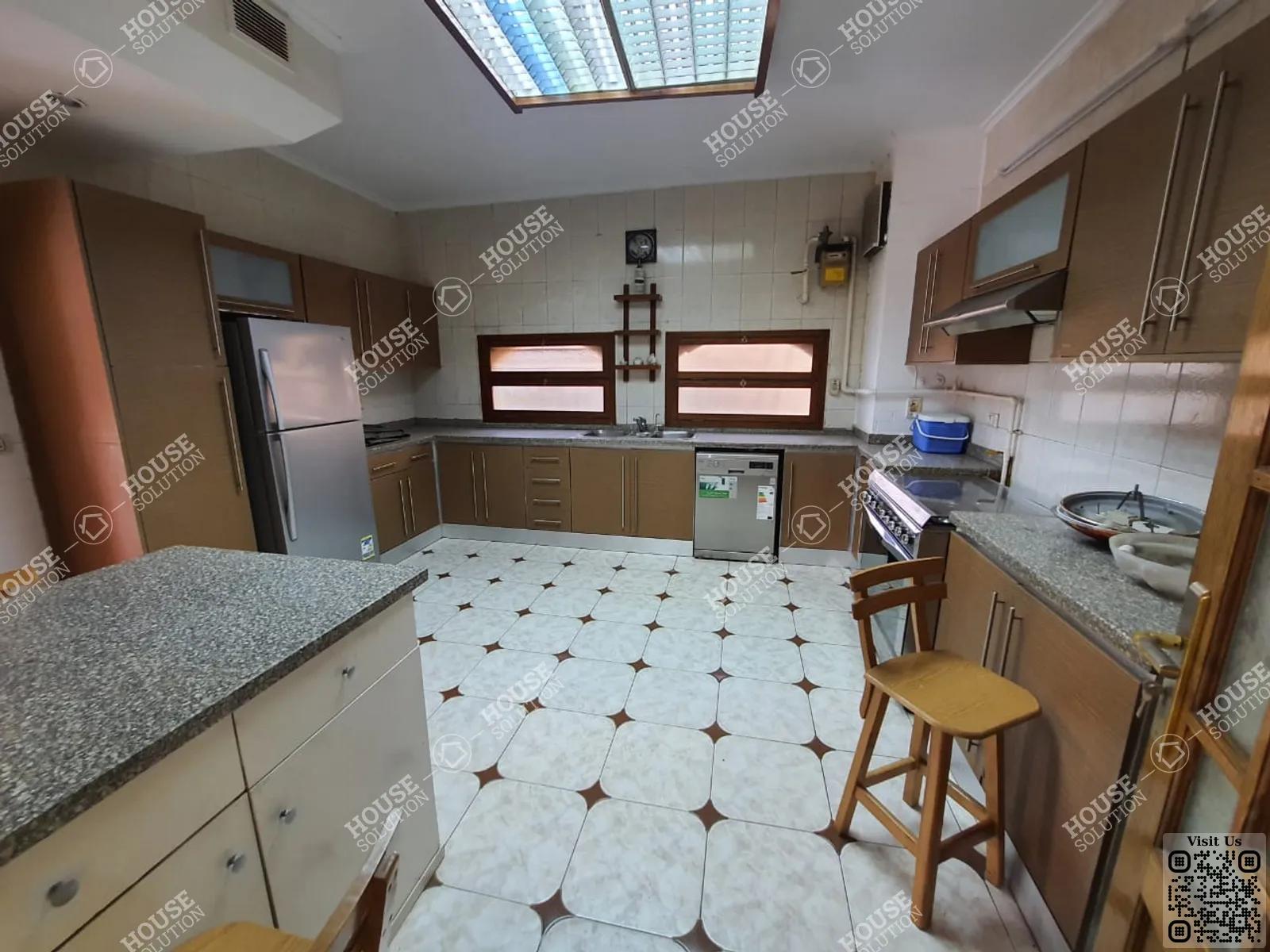 KITCHEN  @ Apartments For Rent In Maadi Maadi Degla Area: 400 m² consists of 4 Bedrooms 4 Bathrooms Furnished 5 stars #5154-1