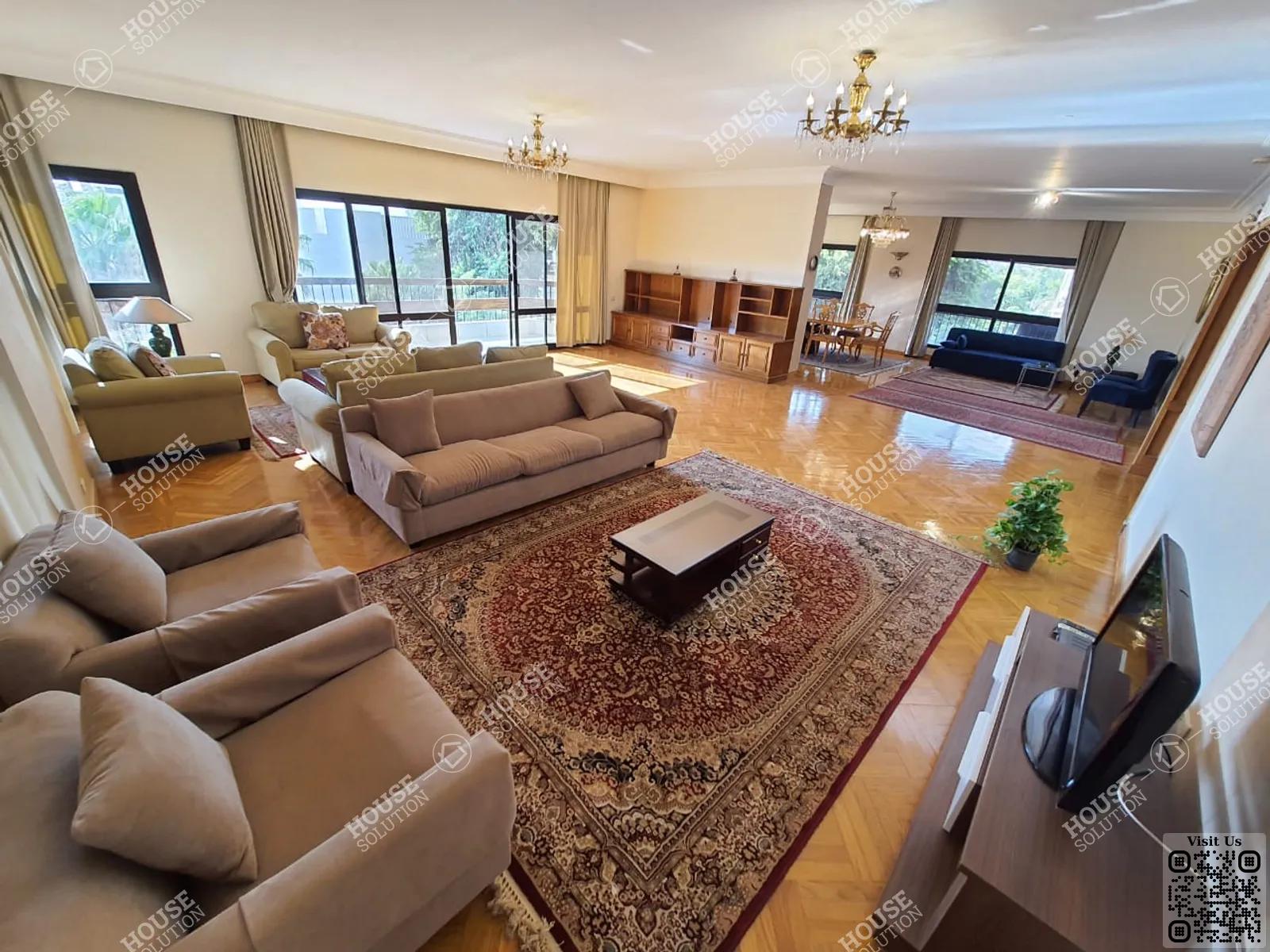 RECEPTION  @ Apartments For Rent In Maadi Maadi Degla Area: 400 m² consists of 4 Bedrooms 4 Bathrooms Furnished 5 stars #5154-0