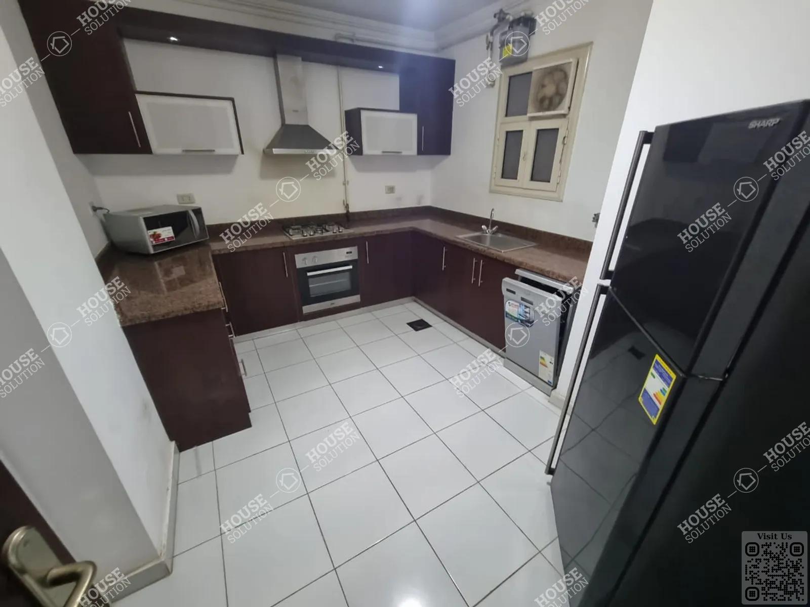 KITCHEN  @ Apartments For Rent In Maadi Maadi Sarayat Area: 200 m² consists of 3 Bedrooms 2 Bathrooms Modern furnished 4 stars #5200-1