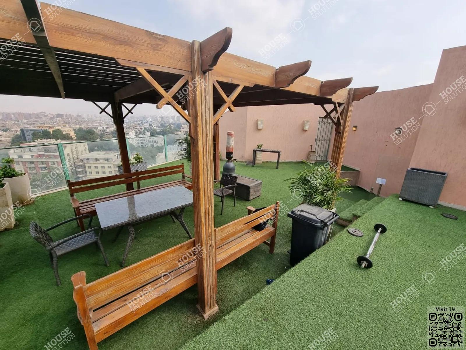 SHARED TERRACE  @ Duplexes For Rent In Maadi Maadi Sarayat Area: 350 m² consists of 3 Bedrooms 5 Bathrooms Modern furnished 5 stars #5209-2