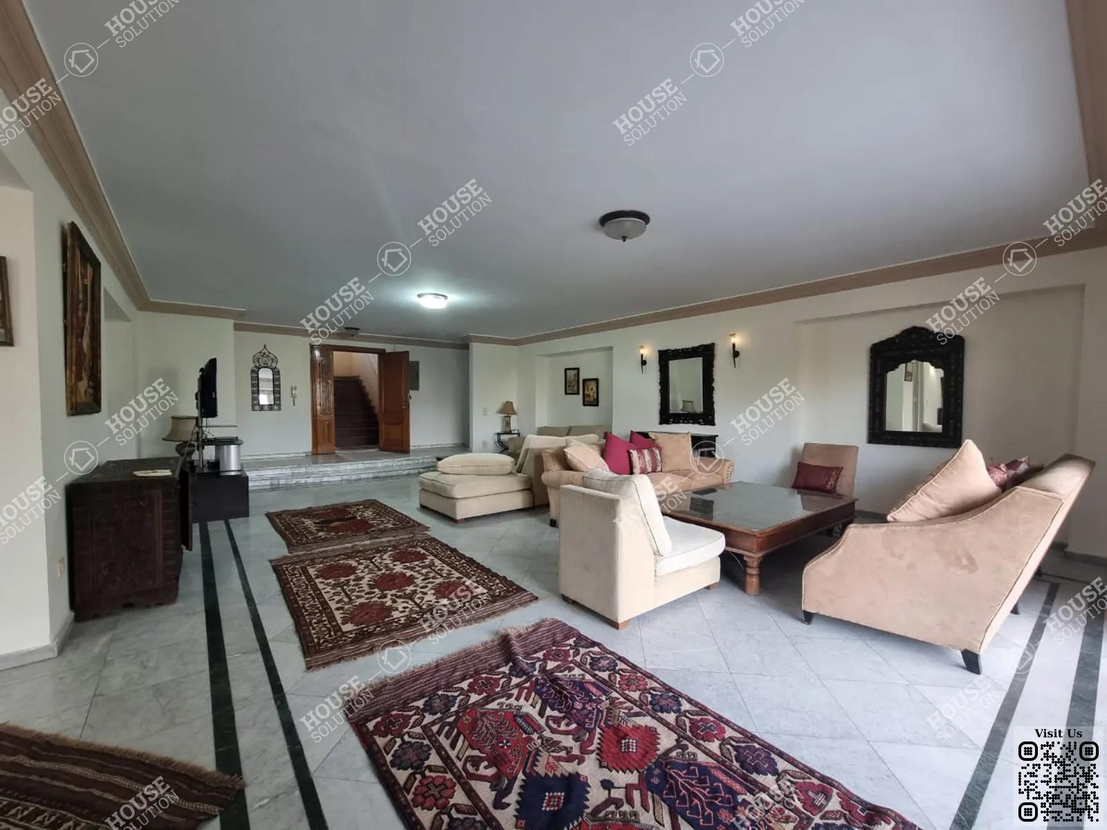 RECEPTION  @ Apartments For Rent In Maadi Maadi Sarayat Area: 325 m² consists of 4 Bedrooms 3 Bathrooms Furnished 5 stars #5263-0