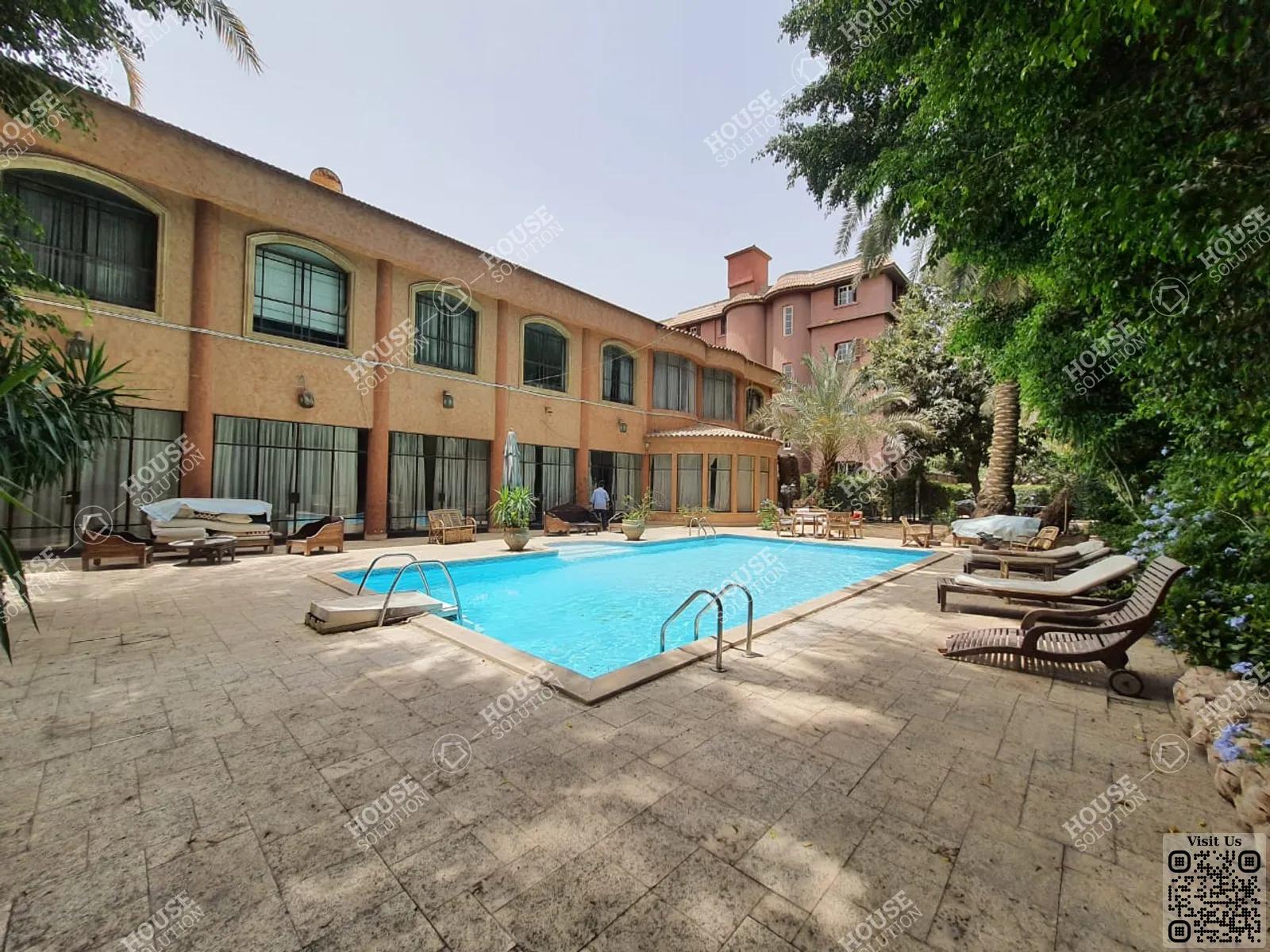 SHARED SWIMMING POOL  @ Apartments For Rent In Maadi Maadi Sarayat Area: 180 m² consists of 3 Bedrooms 3 Bathrooms Furnished 5 stars #5290-1