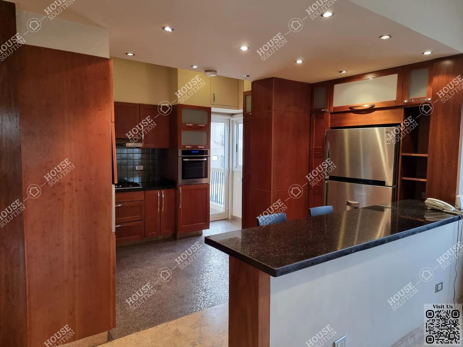 KITCHEN  @ Apartments For Rent In Maadi Maadi Degla Area: 240 m² consists of 3 Bedrooms 3 Bathrooms Modern furnished 5 stars #5332-1