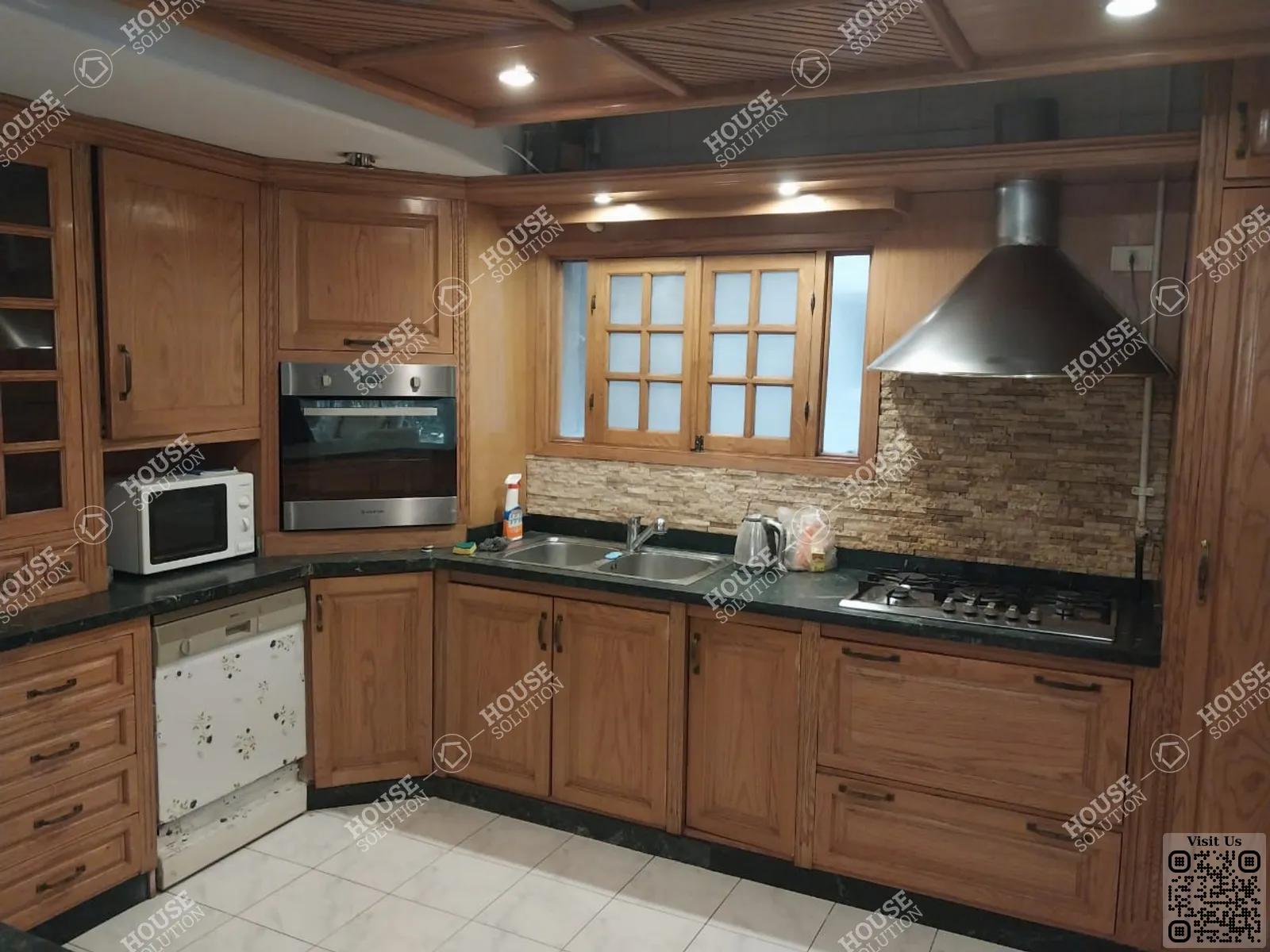 KITCHEN  @ Apartments For Rent In Maadi Maadi Sarayat Area: 200 m² consists of 3 Bedrooms 2 Bathrooms Furnished 5 stars #5334-0