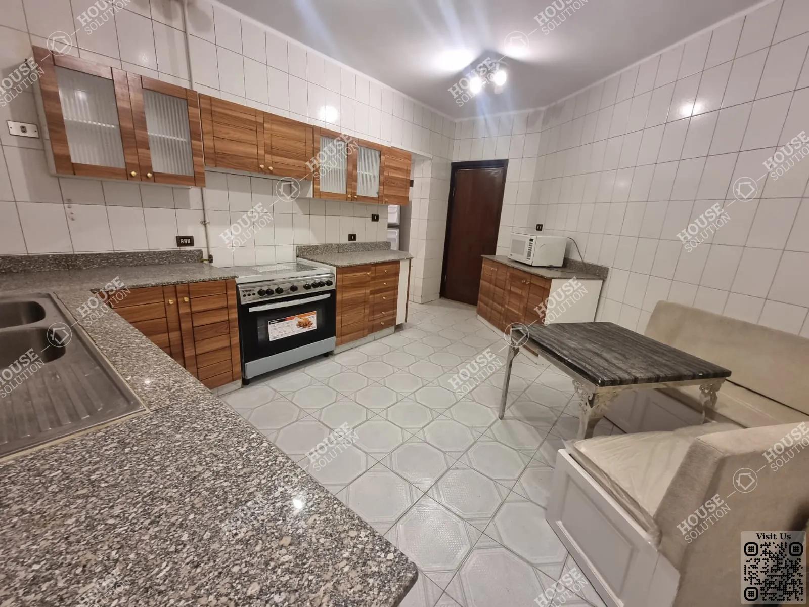 KITCHEN  @ Apartments For Rent In Maadi Maadi Sarayat Area: 300 m² consists of 4 Bedrooms 3 Bathrooms Furnished 5 stars #5361-1