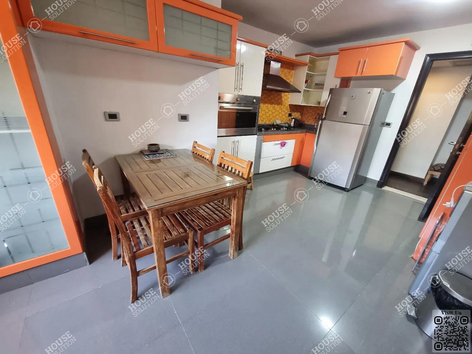 KITCHEN  @ Apartments For Rent In Maadi Maadi Sarayat Area: 330 m² consists of 3 Bedrooms 4 Bathrooms Modern furnished 5 stars #5384-1
