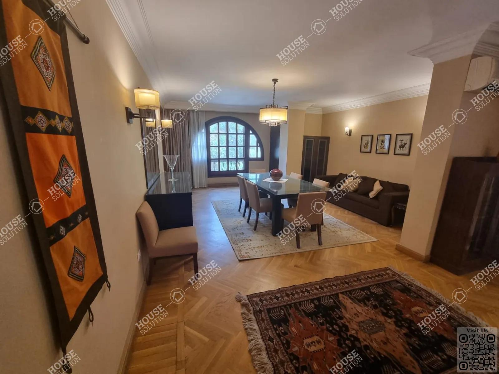 DINING AREA @ Apartments For Rent In Maadi Maadi Sarayat Area: 300 m² consists of 3 Bedrooms 3 Bathrooms Modern furnished 5 stars #5411-2
