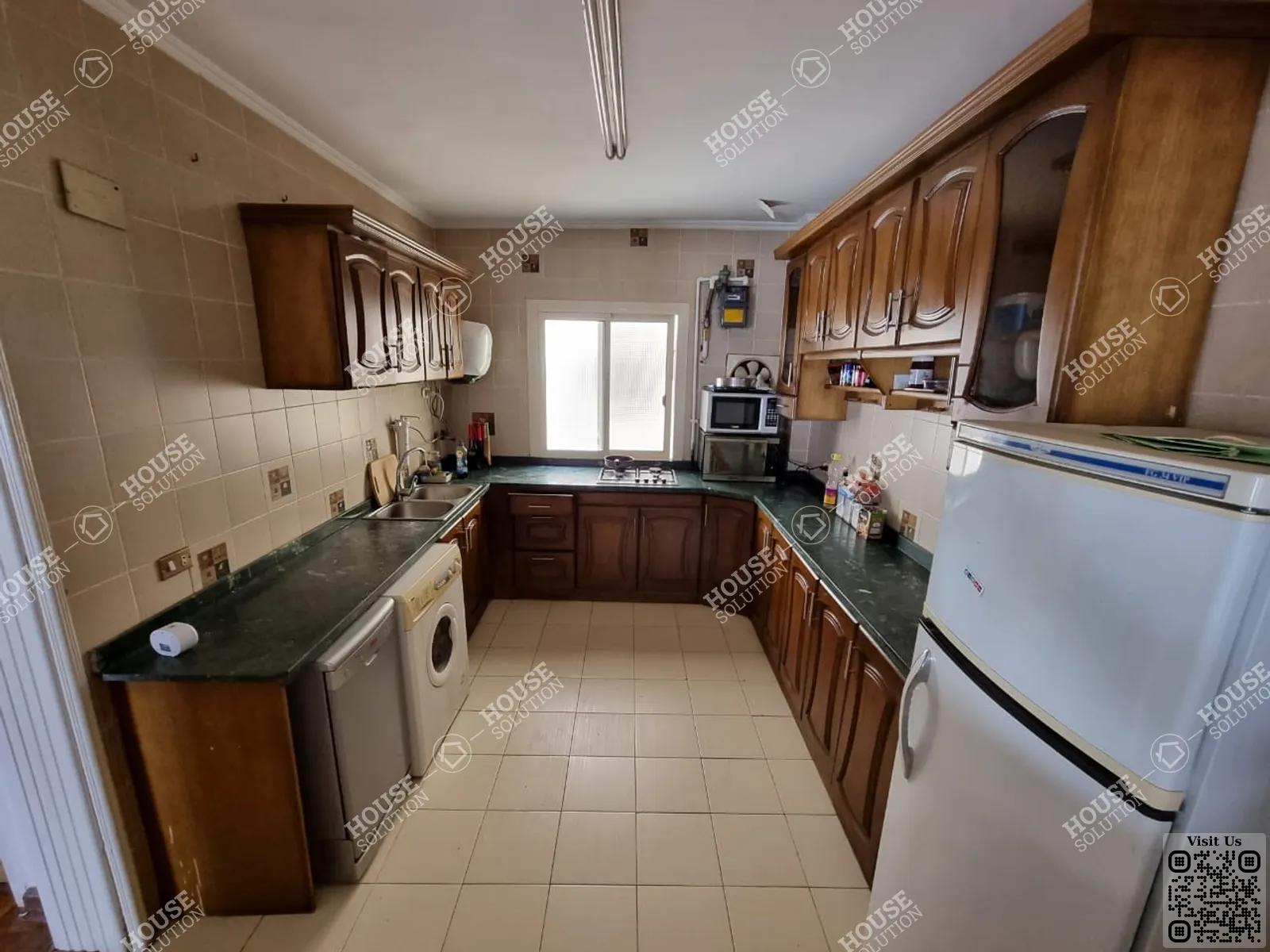 KITCHEN  @ Apartments For Rent In Maadi Maadi Sarayat Area: 140 m² consists of 2 Bedrooms 2 Bathrooms Furnished 5 stars #5416-1