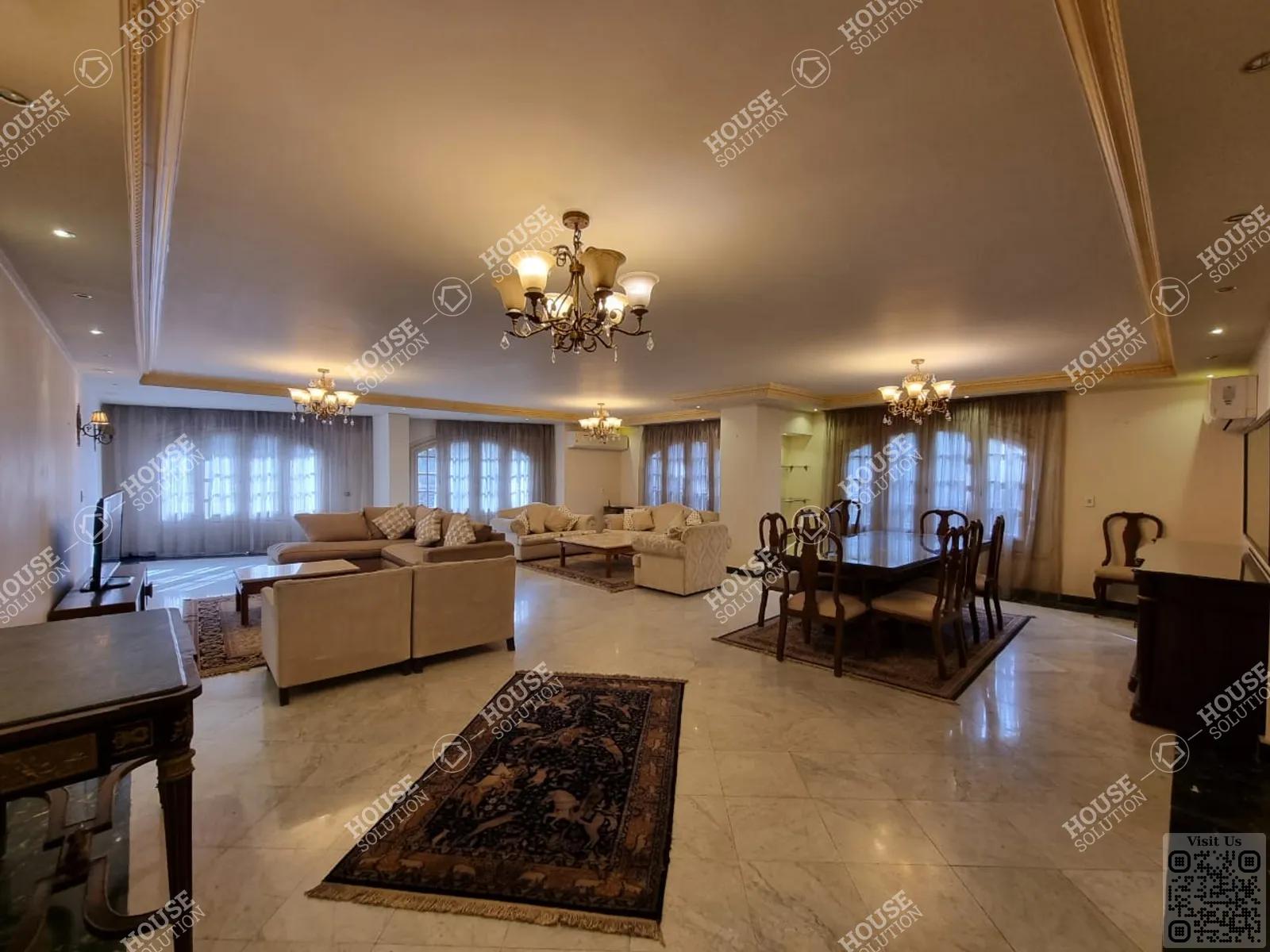 RECEPTION  @ Apartments For Rent In Maadi Maadi Sarayat Area: 350 m² consists of 4 Bedrooms 3 Bathrooms Modern furnished 5 stars #5423-0