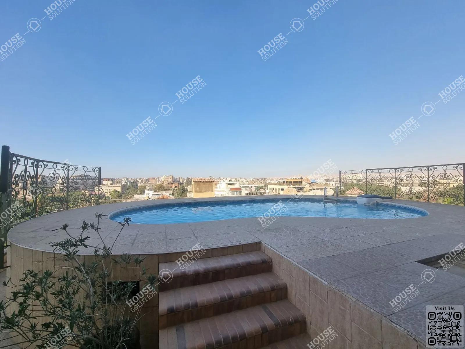 SECOND SHARED SWIMMING POOL  @ Apartments For Rent In Maadi Maadi Sarayat Area: 275 m² consists of 4 Bedrooms 3 Bathrooms Modern furnished 5 stars #5427-1