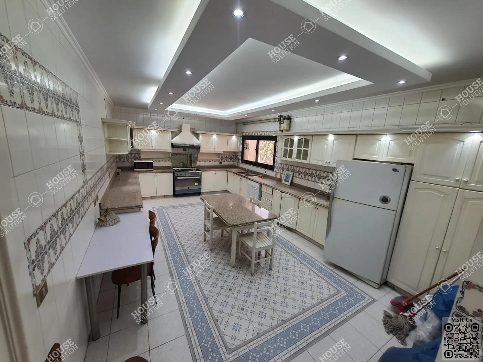 KITCHEN  @ Apartments For Rent In Maadi Maadi Sarayat Area: 320 m² consists of 4 Bedrooms 4 Bathrooms Modern furnished 5 stars #5430-1