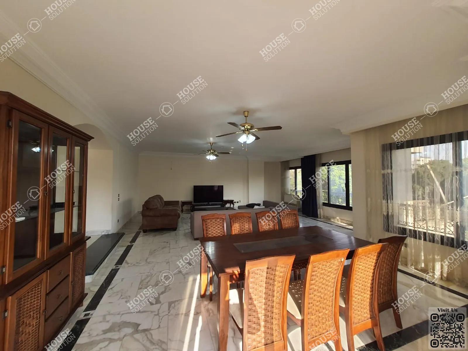 DINING AREA @ Apartments For Rent In Maadi Maadi Degla Area: 350 m² consists of 4 Bedrooms 4 Bathrooms Modern furnished 5 stars #5455-2