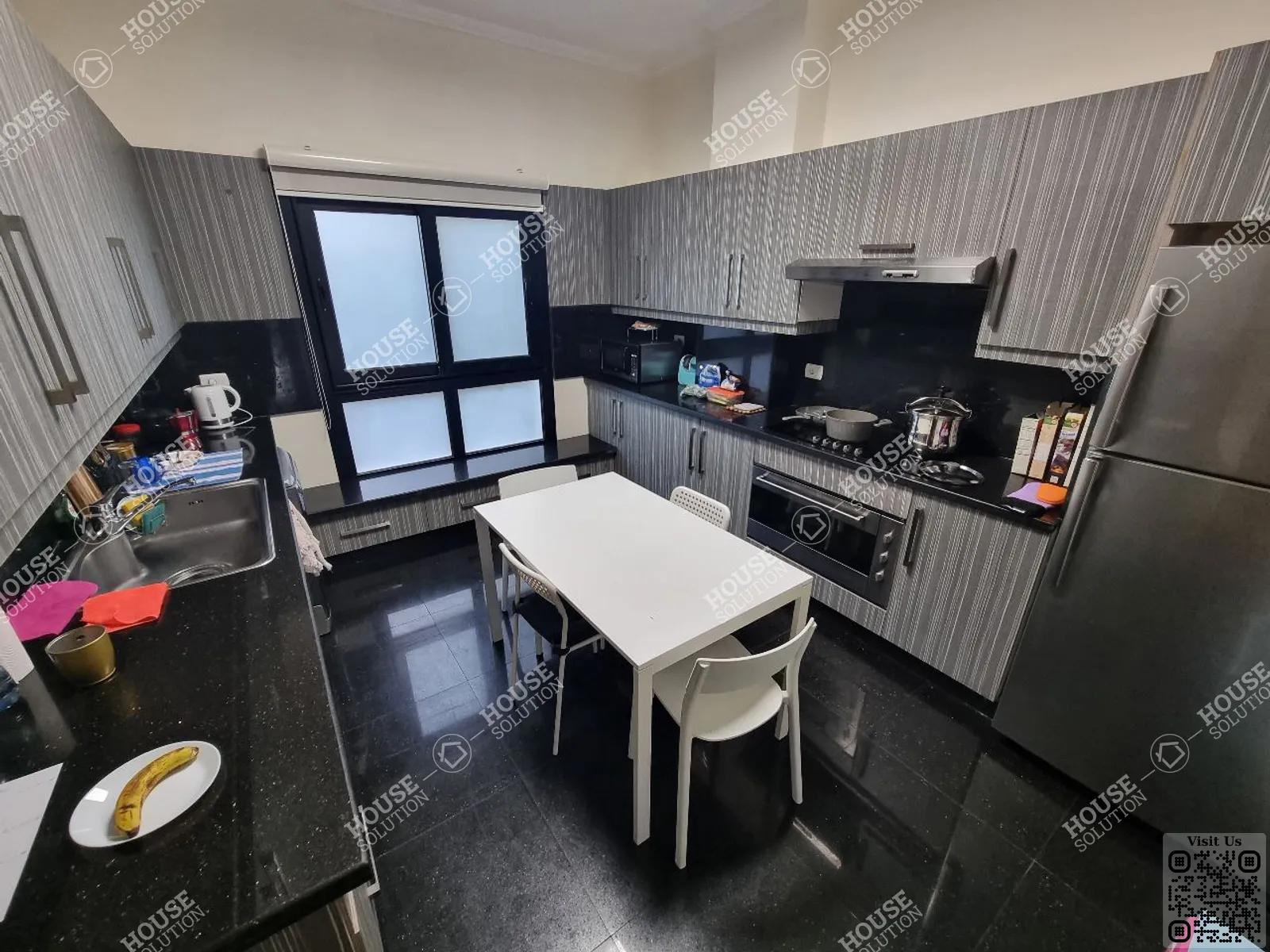 KITCHEN  @ Apartments For Rent In Maadi Maadi Sarayat Area: 350 m² consists of 4 Bedrooms 4 Bathrooms Modern furnished 5 stars #5472-1