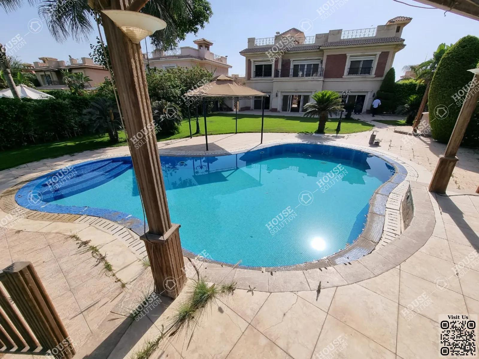 PRIVATE SWIMMING POOL  @ Villas For Rent In Katameya katameya Heights Area: 650 m² consists of 6 Bedrooms 6 Bathrooms Semi furnished 5 stars #5509-0