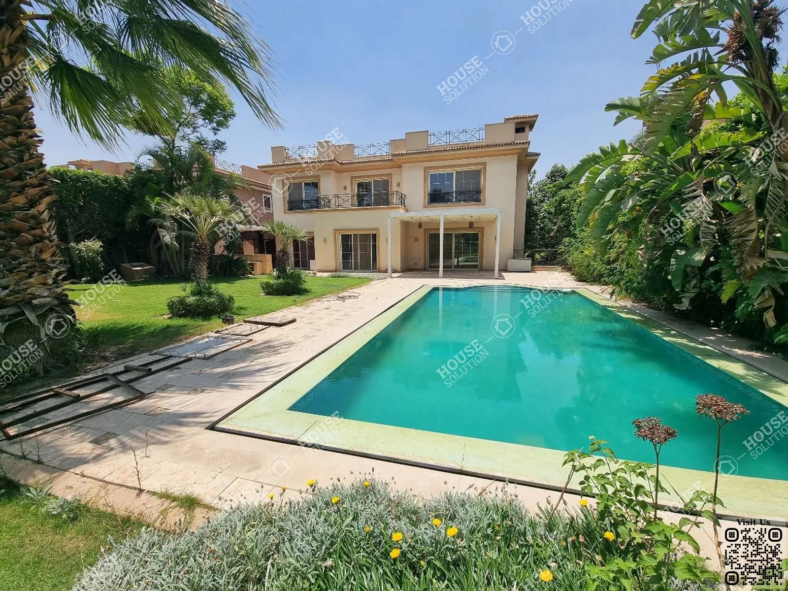 PRIVATE SWIMMING POOL  @ Villas For Rent In Katameya katameya Heights Area: 750 m² consists of 5 Bedrooms 7 Bathrooms Semi furnished 5 stars #5512-0