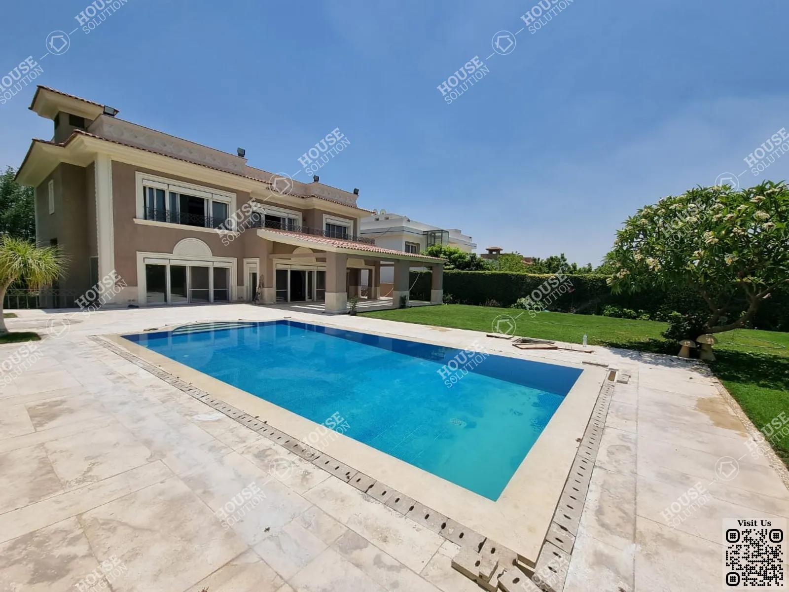 PRIVATE SWIMMING POOL  @ Villas For Rent In Katameya katameya Heights Area: 750 m² consists of 6 Bedrooms 8 Bathrooms Semi furnished 5 stars #5513-0