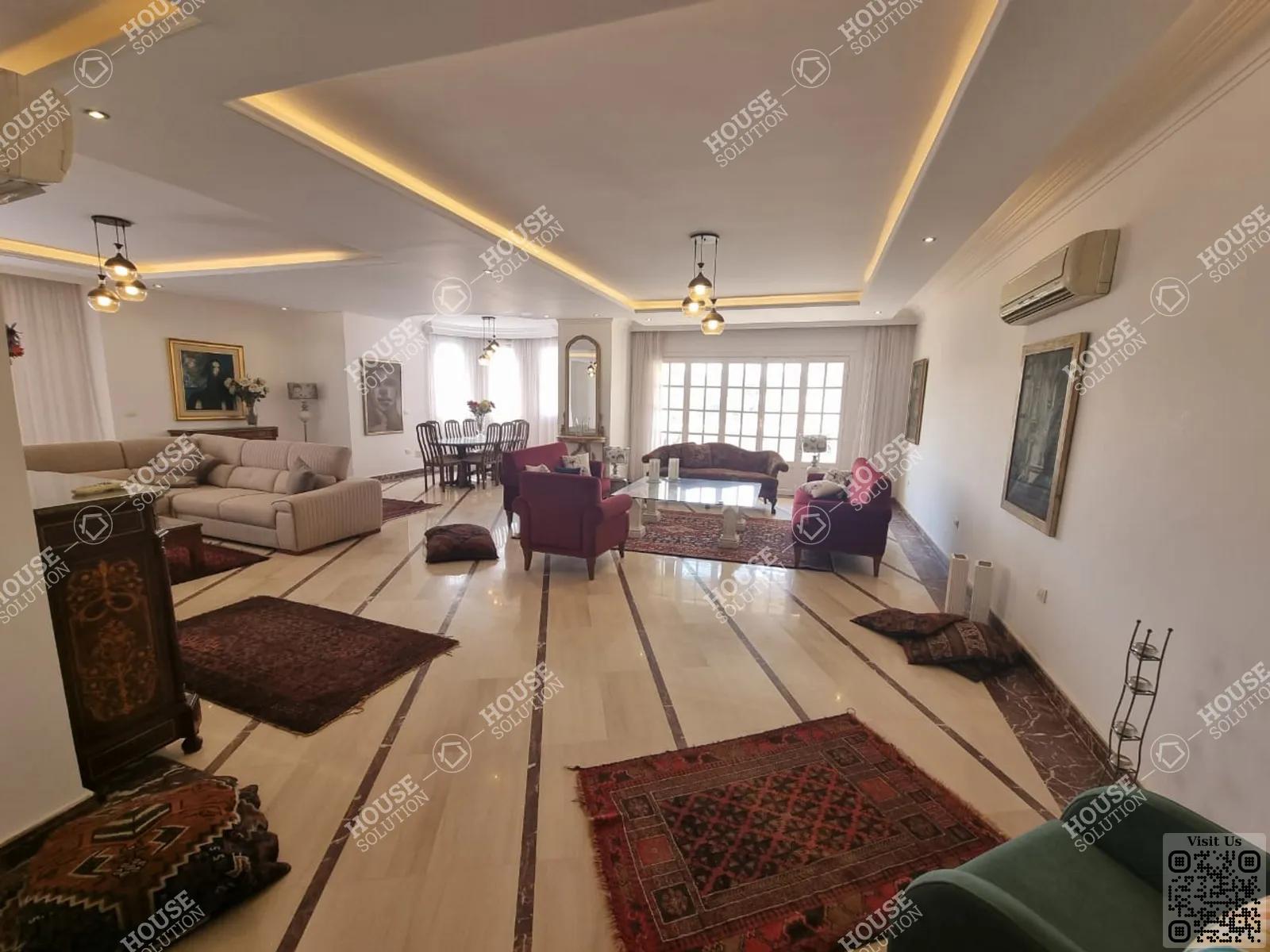 RECEPTION  @ Apartments For Rent In Maadi Maadi Sarayat Area: 300 m² consists of 4 Bedrooms 3 Bathrooms Modern furnished 5 stars #5516-2