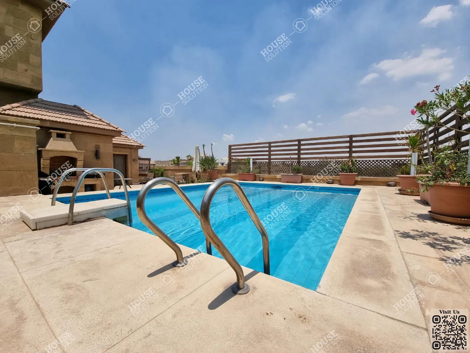 PRIVATE SWIMMING POOL  @ Penthouses For Rent In Maadi Maadi Sarayat Area: 500 m² consists of 4 Bedrooms 4 Bathrooms Modern furnished 5 stars #5520-0