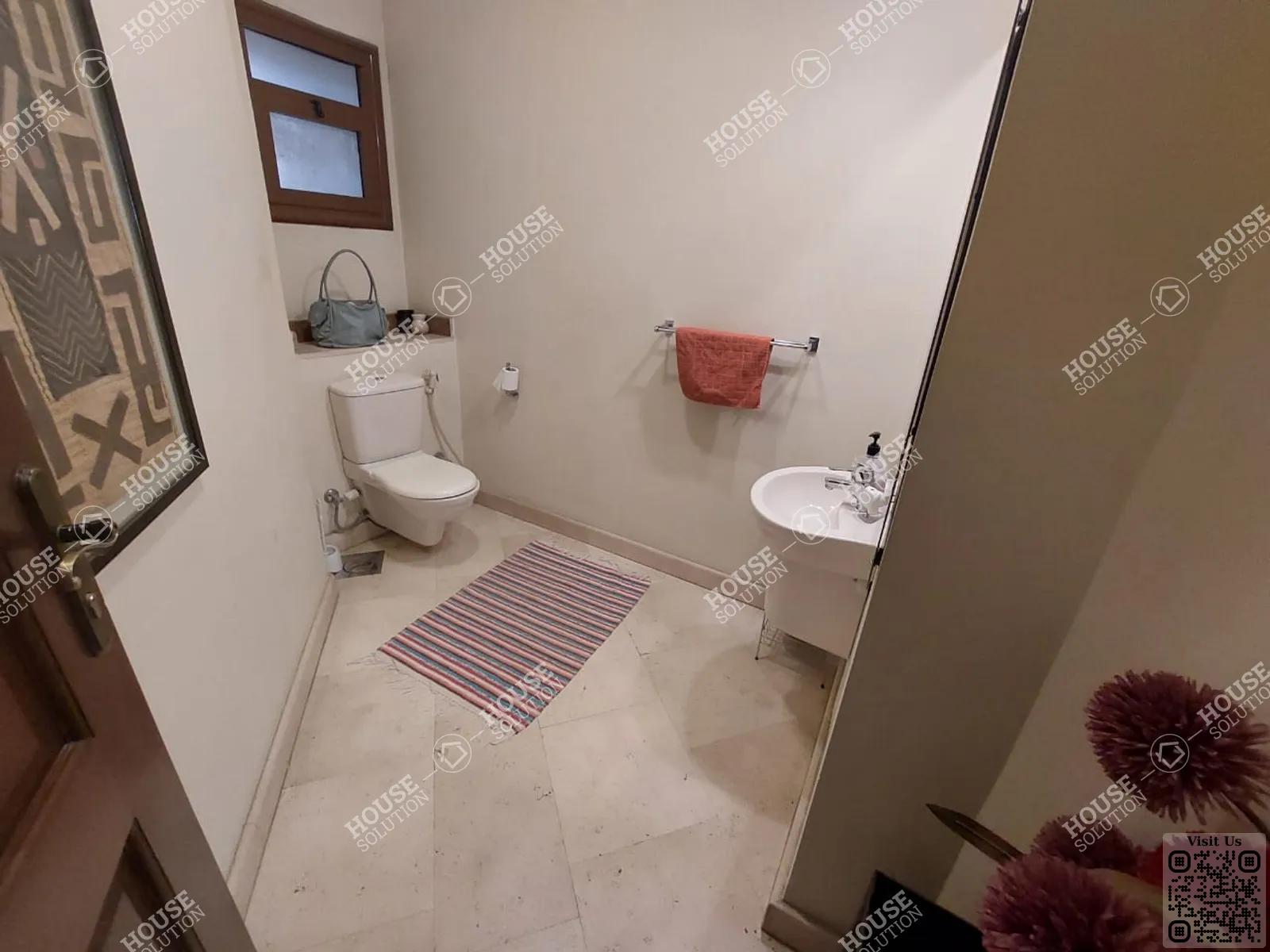 GUEST BATHROOM  @ Apartments For Rent In Maadi Maadi Sarayat Area: 350 m² consists of 4 Bedrooms 4 Bathrooms Modern furnished 5 stars #5530-1