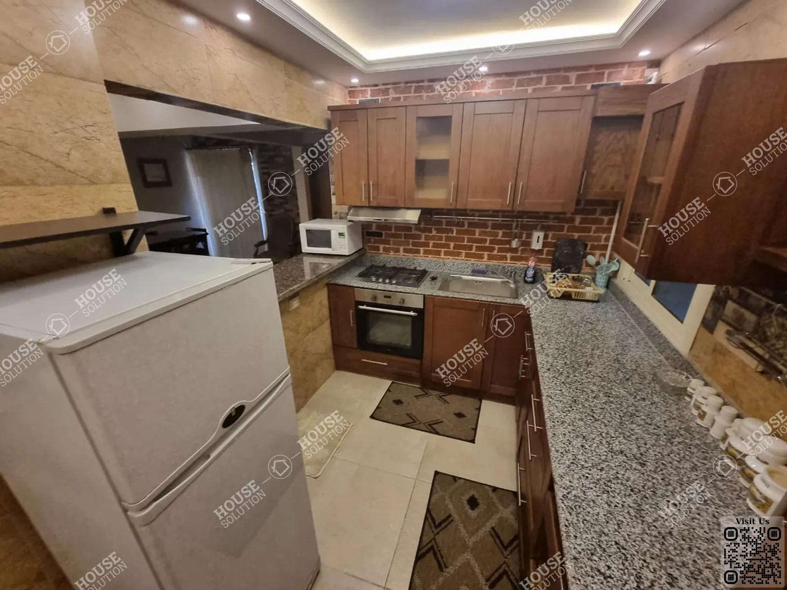 KITCHEN  @ Apartments For Rent In Maadi Maadi Degla Area: 110 m² consists of 2 Bedrooms 2 Bathrooms Modern furnished 5 stars #5576-1