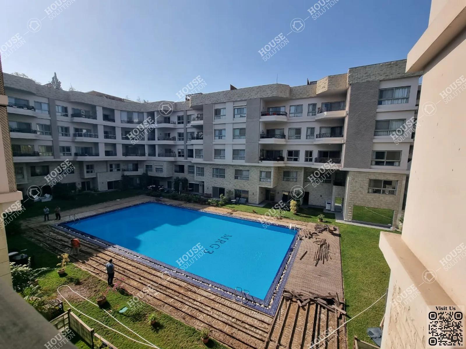 OUTSIDE VIEW  @ Apartments For Rent In Maadi Maadi Sarayat Area: 280 m² consists of 4 Bedrooms 4 Bathrooms Modern furnished 5 stars #5613-1
