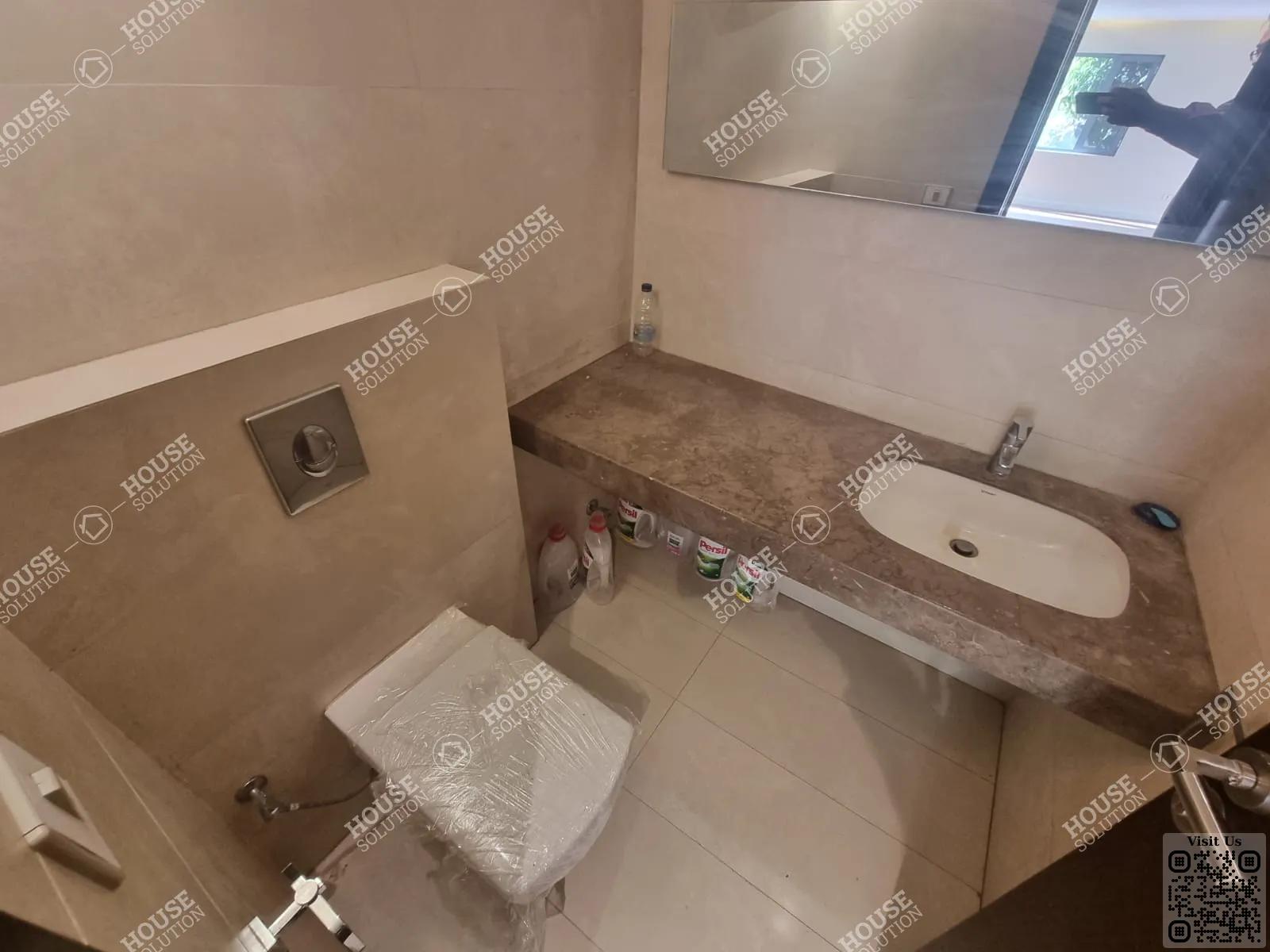 GUEST BATHROOM  @ Apartments For Rent In Maadi Maadi Sarayat Area: 150 m² consists of 2 Bedrooms 3 Bathrooms Semi furnished 5 stars #5615-0