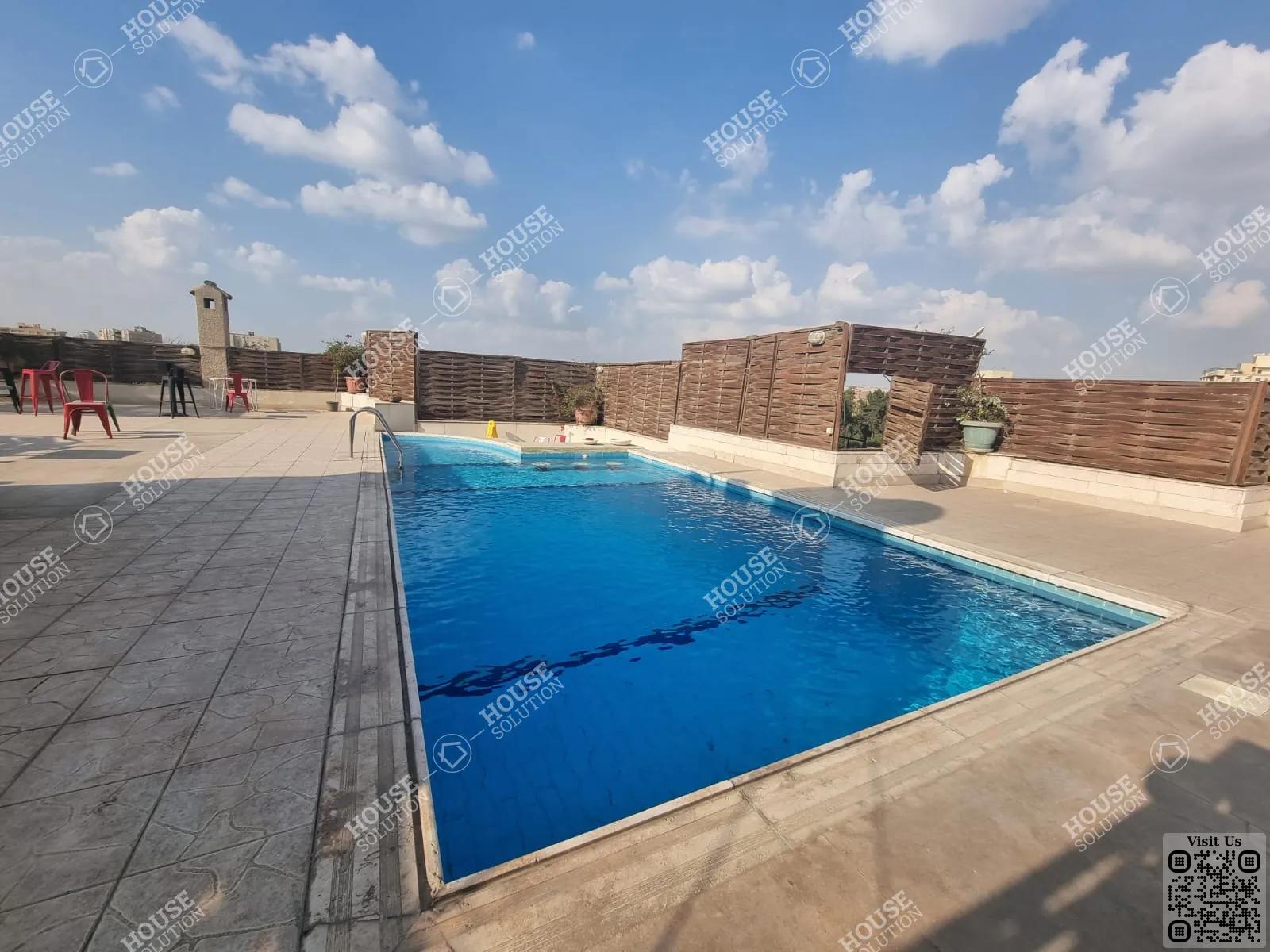 SHARED SWIMMING POOL  @ Ground Floors For Rent In Maadi Maadi Sarayat Area: 150 m² consists of 2 Bedrooms 2 Bathrooms Furnished 5 stars #5616-2