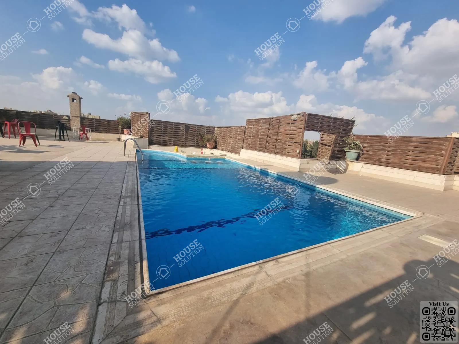 SHARED SWIMMING POOL  @ Ground Floors For Rent In Maadi Maadi Sarayat Area: 150 m² consists of 2 Bedrooms 2 Bathrooms Furnished 5 stars #5616-0