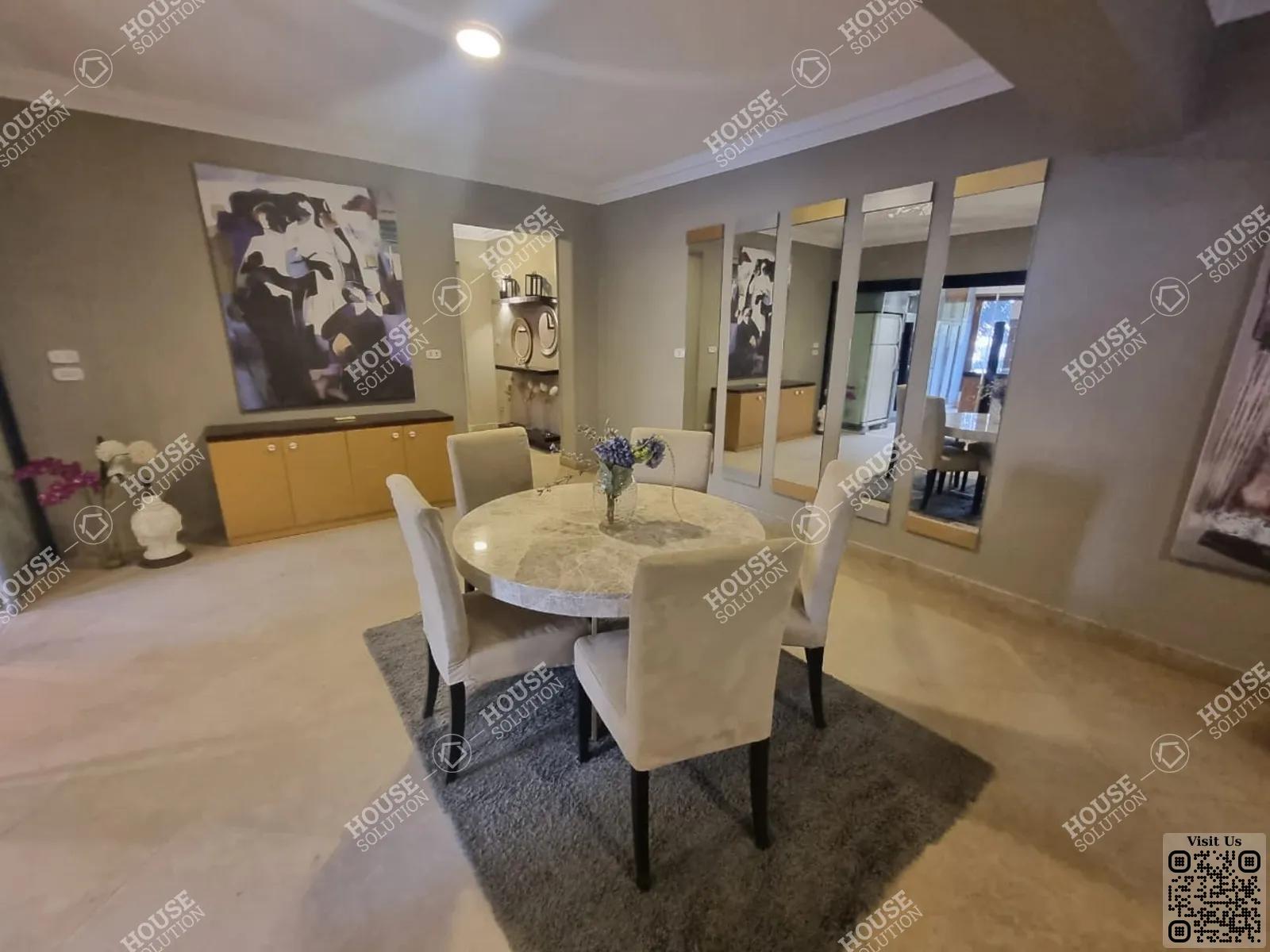DINING AREA @ Apartments For Rent In Maadi Maadi Degla Area: 250 m² consists of 4 Bedrooms 3 Bathrooms Modern furnished 5 stars #5621-0