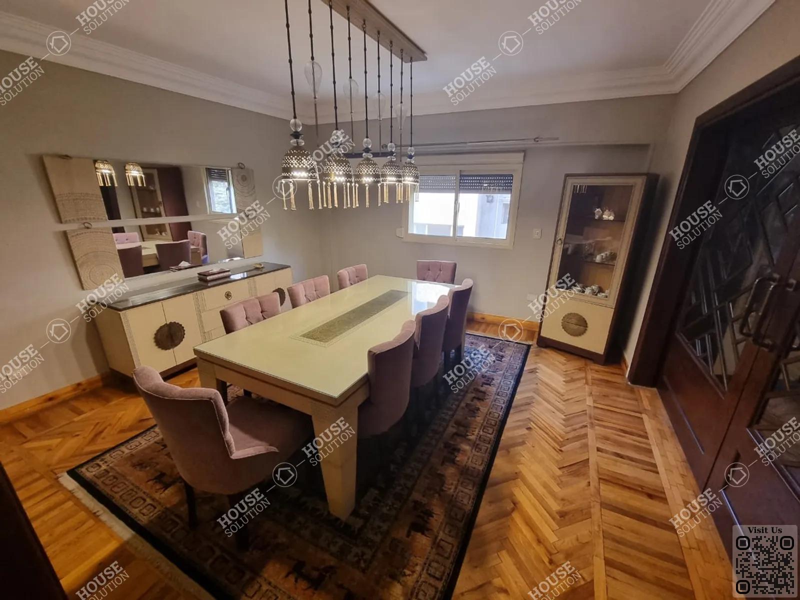 DINING AREA @ Apartments For Rent In Maadi Maadi Sarayat Area: 150 m² consists of 3 Bedrooms 2 Bathrooms Modern furnished 5 stars #5630-1