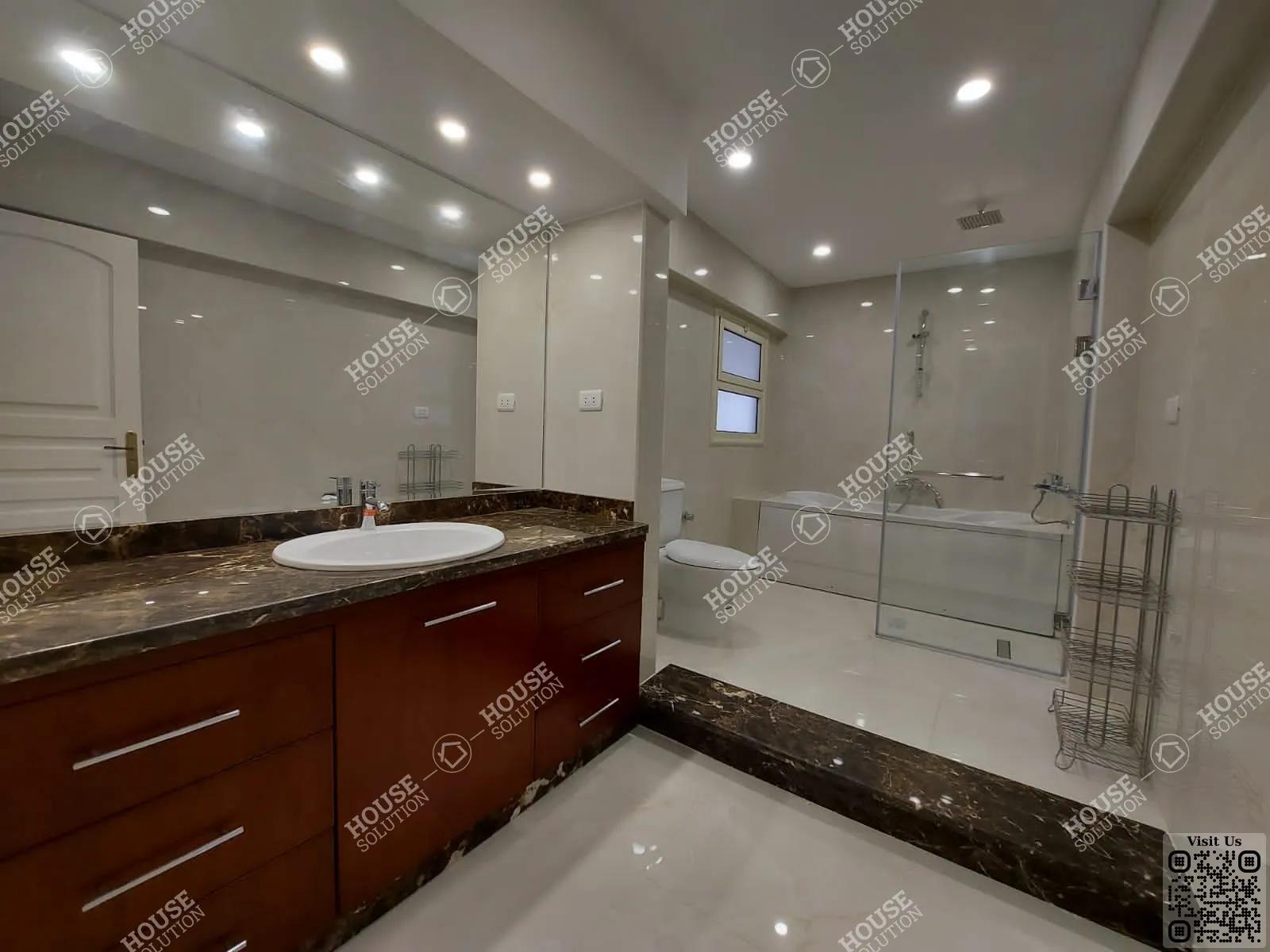 BATHROOM  @ Apartments For Rent In Maadi Maadi Sarayat Area: 220 m² consists of 3 Bedrooms 3 Bathrooms Modern furnished 5 stars #5633-1