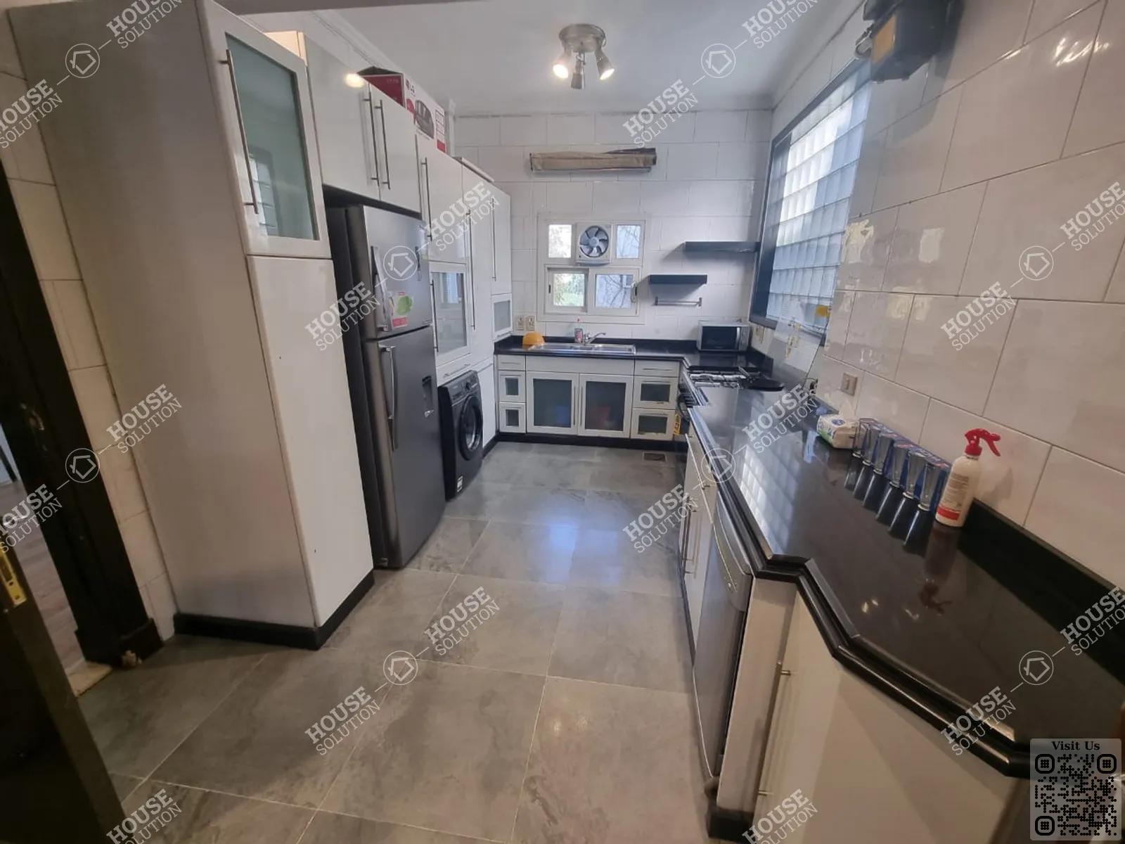 KITCHEN  @ Apartments For Rent In Maadi Maadi Sarayat Area: 220 m² consists of 3 Bedrooms 3 Bathrooms Modern furnished 5 stars #5635-2