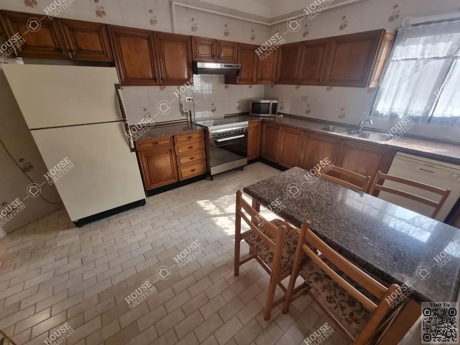 KITCHEN  @ Apartments For Rent In Maadi Maadi Sarayat Area: 220 m² consists of 4 Bedrooms 3 Bathrooms Furnished 5 stars #5638-1