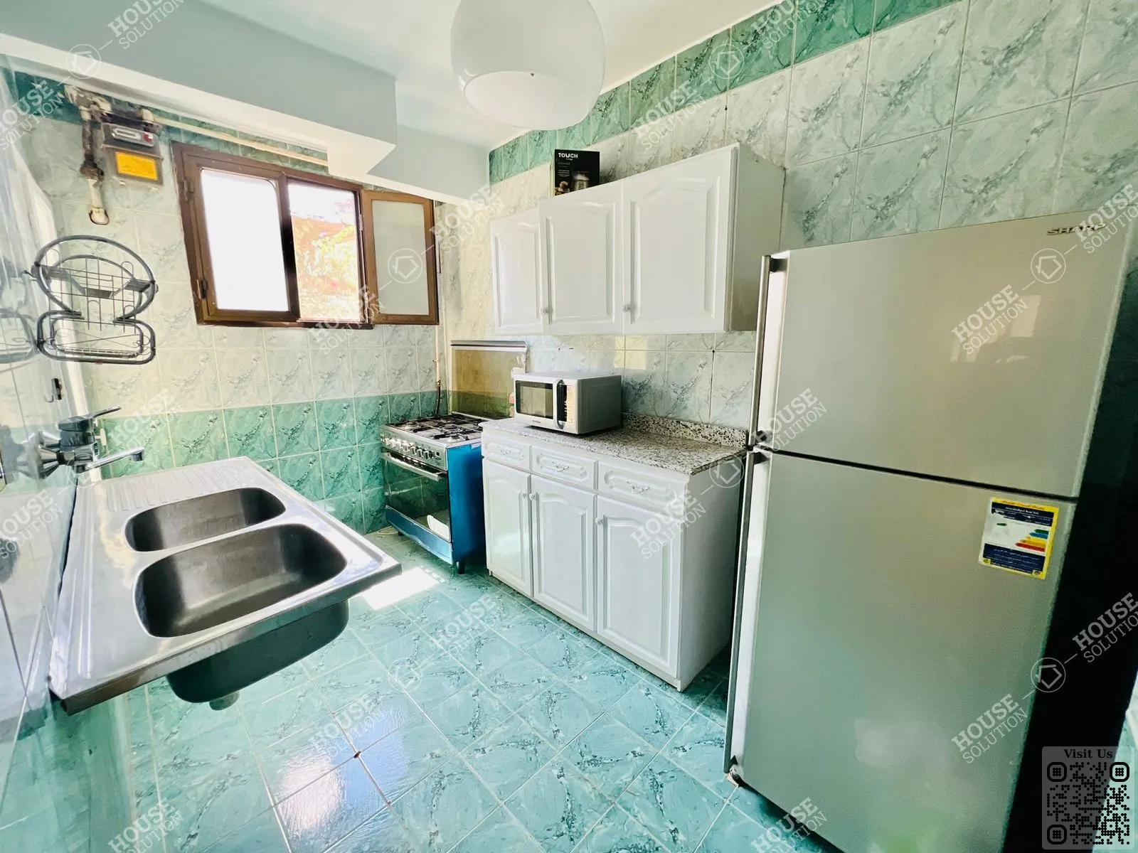 KITCHEN  @ Apartments For Rent In Maadi Maadi Degla Area: 120 m² consists of 2 Bedrooms 1 Bathrooms Furnished 5 stars #5648-1