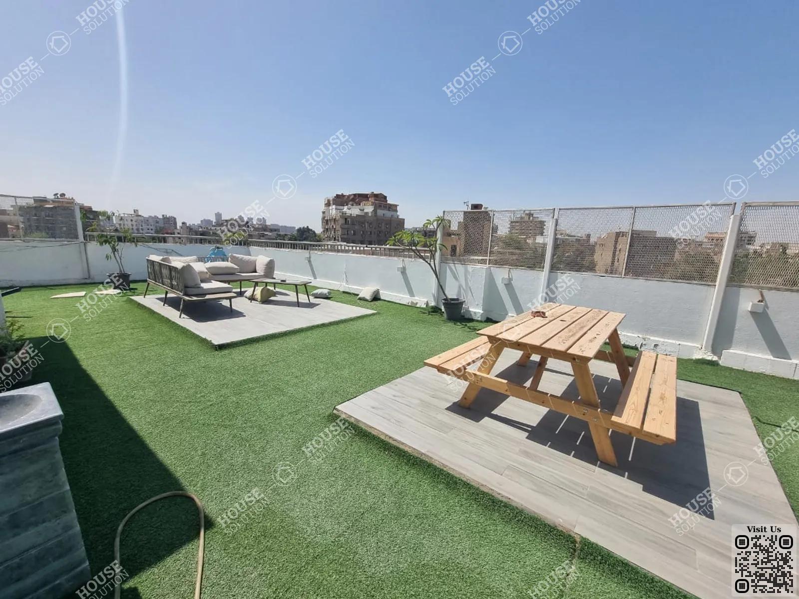 SHARED TERRACE  @ Apartments For Rent In Maadi Maadi Degla Area: 140 m² consists of 2 Bedrooms 2 Bathrooms Furnished 5 stars #5657-1