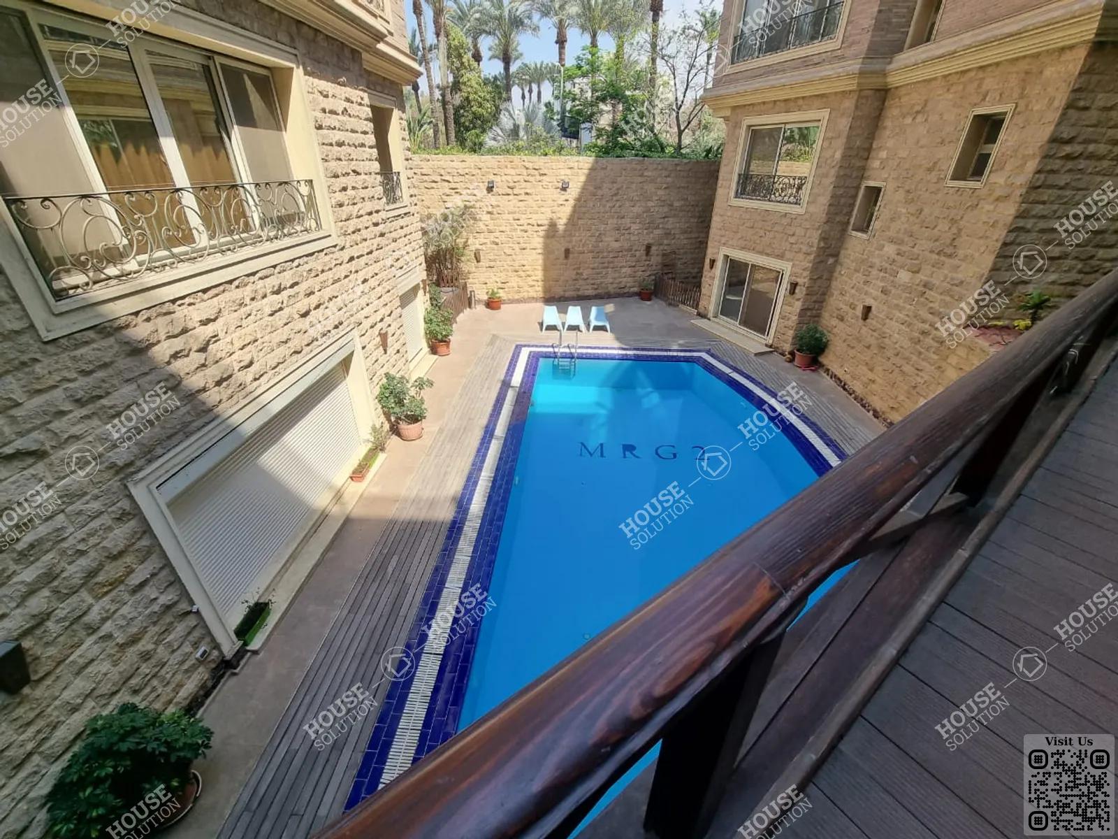 SHARED SWIMMING POOL  @ Penthouses For Rent In Maadi Maadi Sarayat Area: 350 m² consists of 3 Bedrooms 3 Bathrooms Modern furnished 5 stars #5659-1