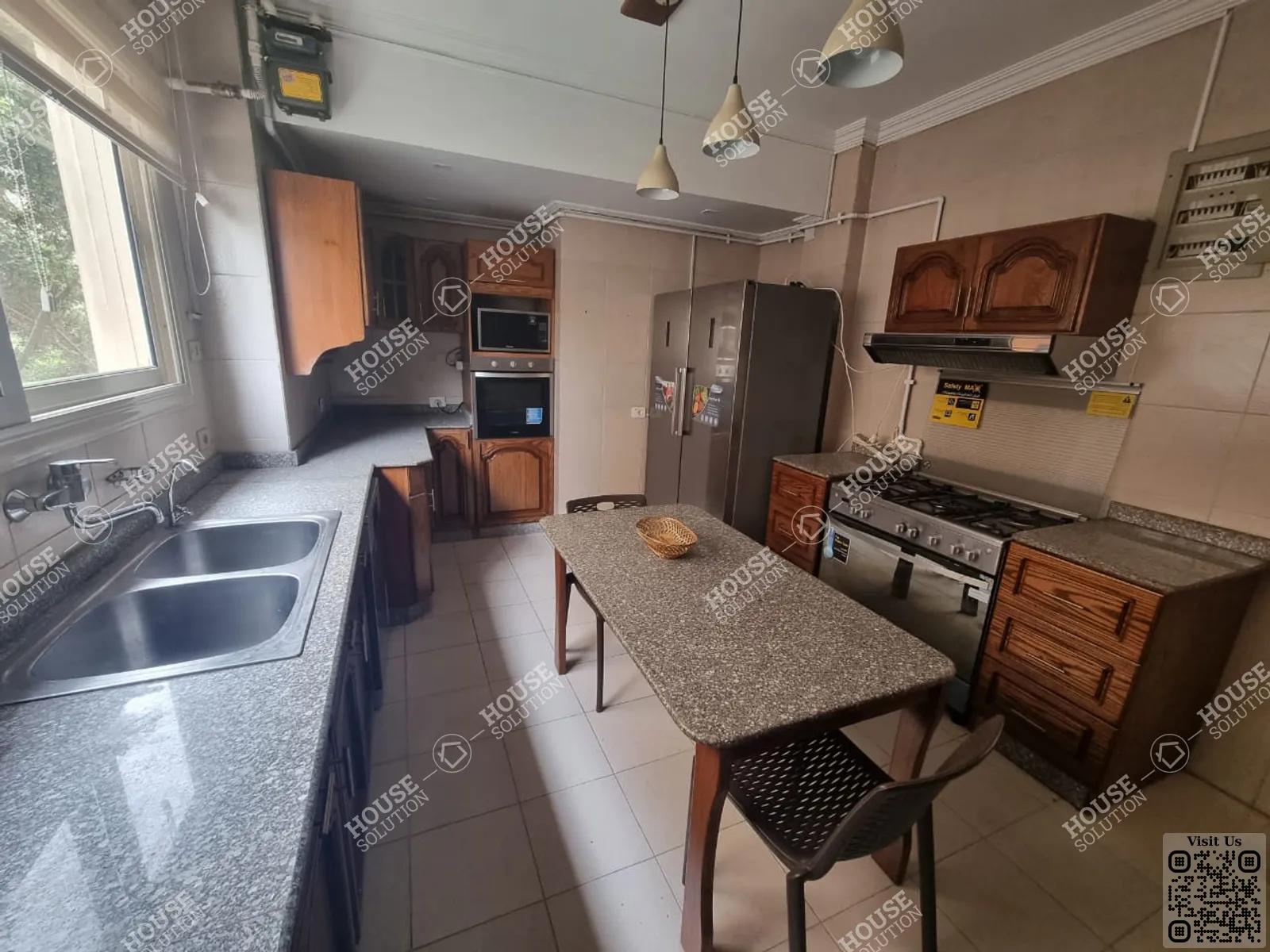 KITCHEN  @ Apartments For Rent In Maadi Maadi Degla Area: 185 m² consists of 4 Bedrooms 2 Bathrooms Furnished 5 stars #5668-1