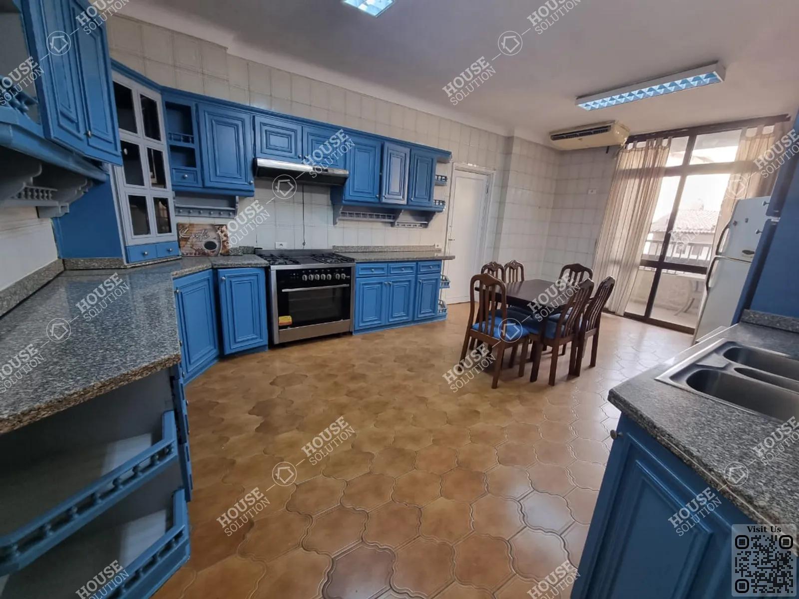 KITCHEN  @ Apartments For Rent In Maadi Maadi Sarayat Area: 265 m² consists of 4 Bedrooms 3 Bathrooms Modern furnished 5 stars #5677-2