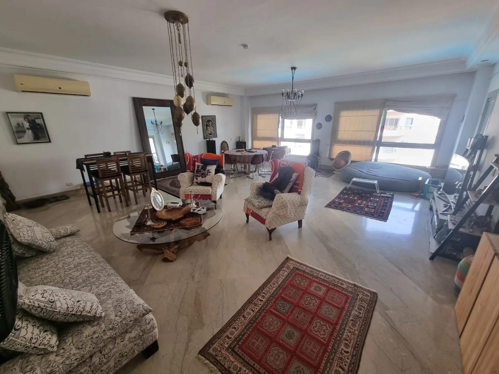 Apartments For Sale In Maadi Maadi Sarayat Area: 340 m² consists of 4 Bedrooms 4 Bathrooms Modern furnished 5 stars #5684