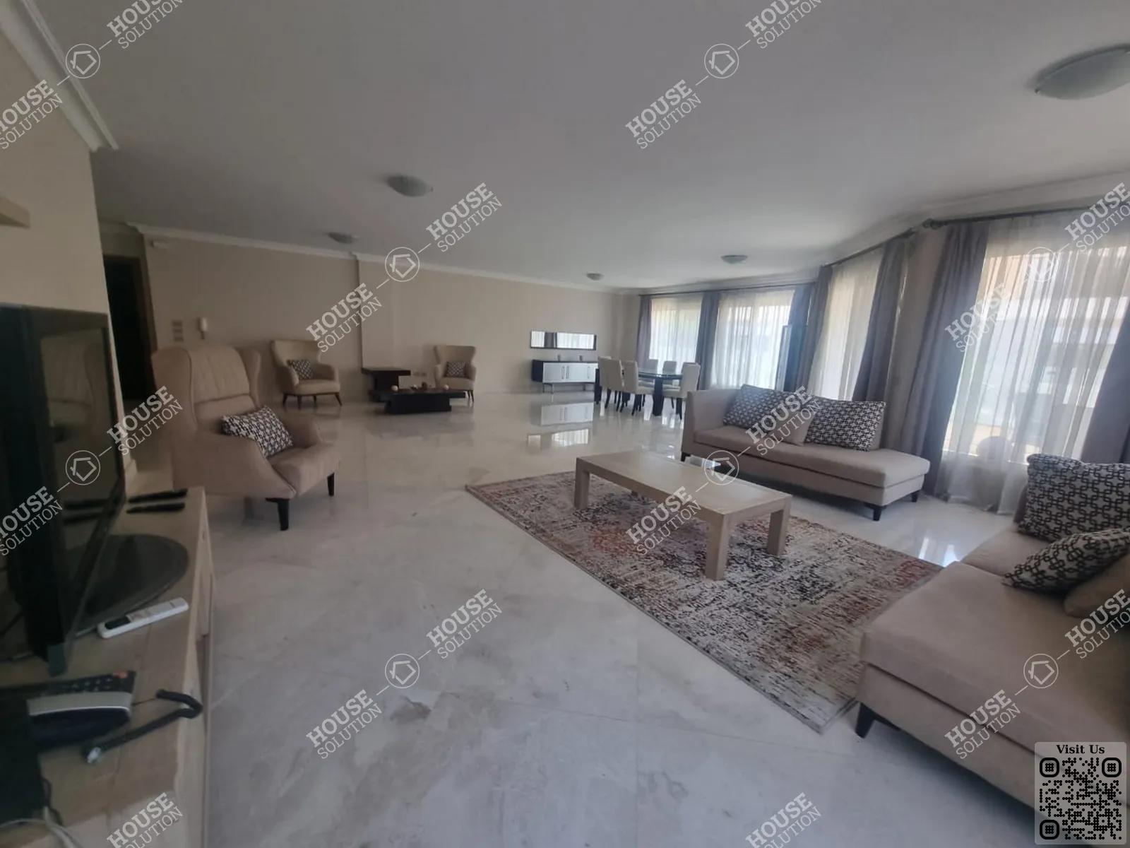 RECEPTION  @ Apartments For Rent In Maadi Maadi Sarayat Area: 320 m² consists of 4 Bedrooms 4 Bathrooms Modern furnished 5 stars #5696-0