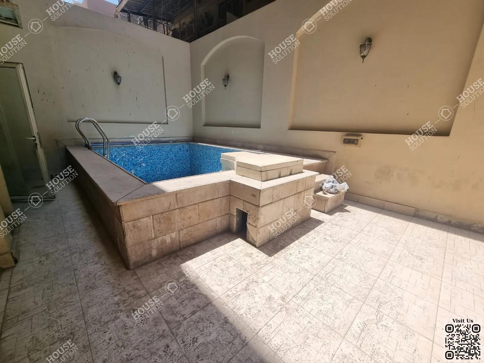 PRIVATE SWIMMING POOL  @ Office spaces For Rent In Maadi Maadi Sarayat Area: 409 m² consists of 6 Bedrooms 4 Bathrooms Semi furnished 5 stars #5698-0