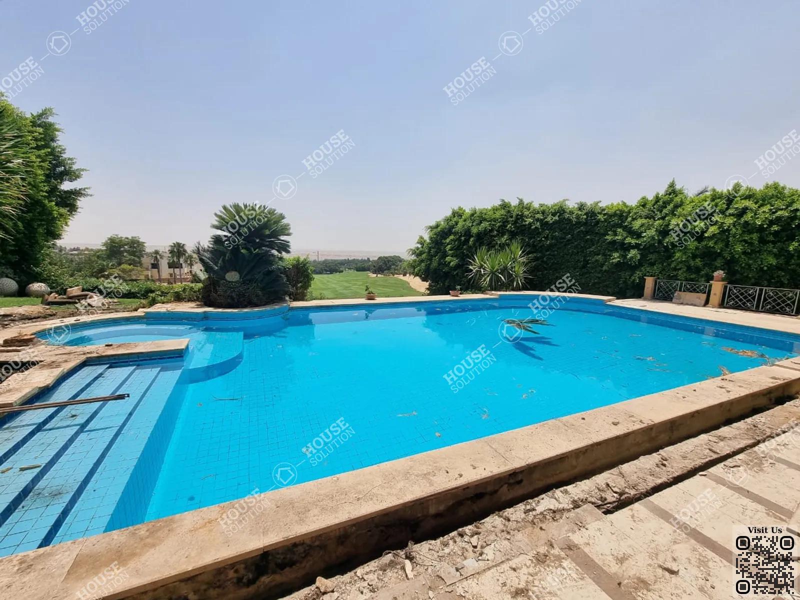 PRIVATE SWIMMING POOL  @ Villas For Rent In Katameya katameya Heights Area: 850 m² consists of 6 Bedrooms 8 Bathrooms Semi furnished 5 stars #5707-1