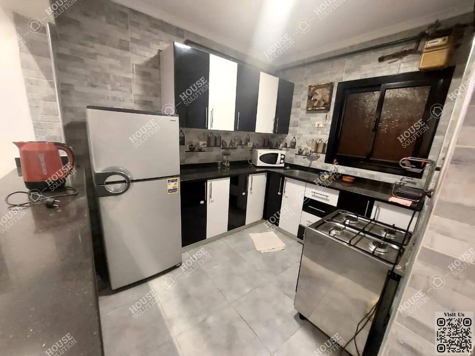 KITCHEN  @ Apartments For Rent In Maadi Maadi Degla Area: 110 m² consists of 2 Bedrooms 1 Bathrooms Modern furnished 5 stars #5710-1