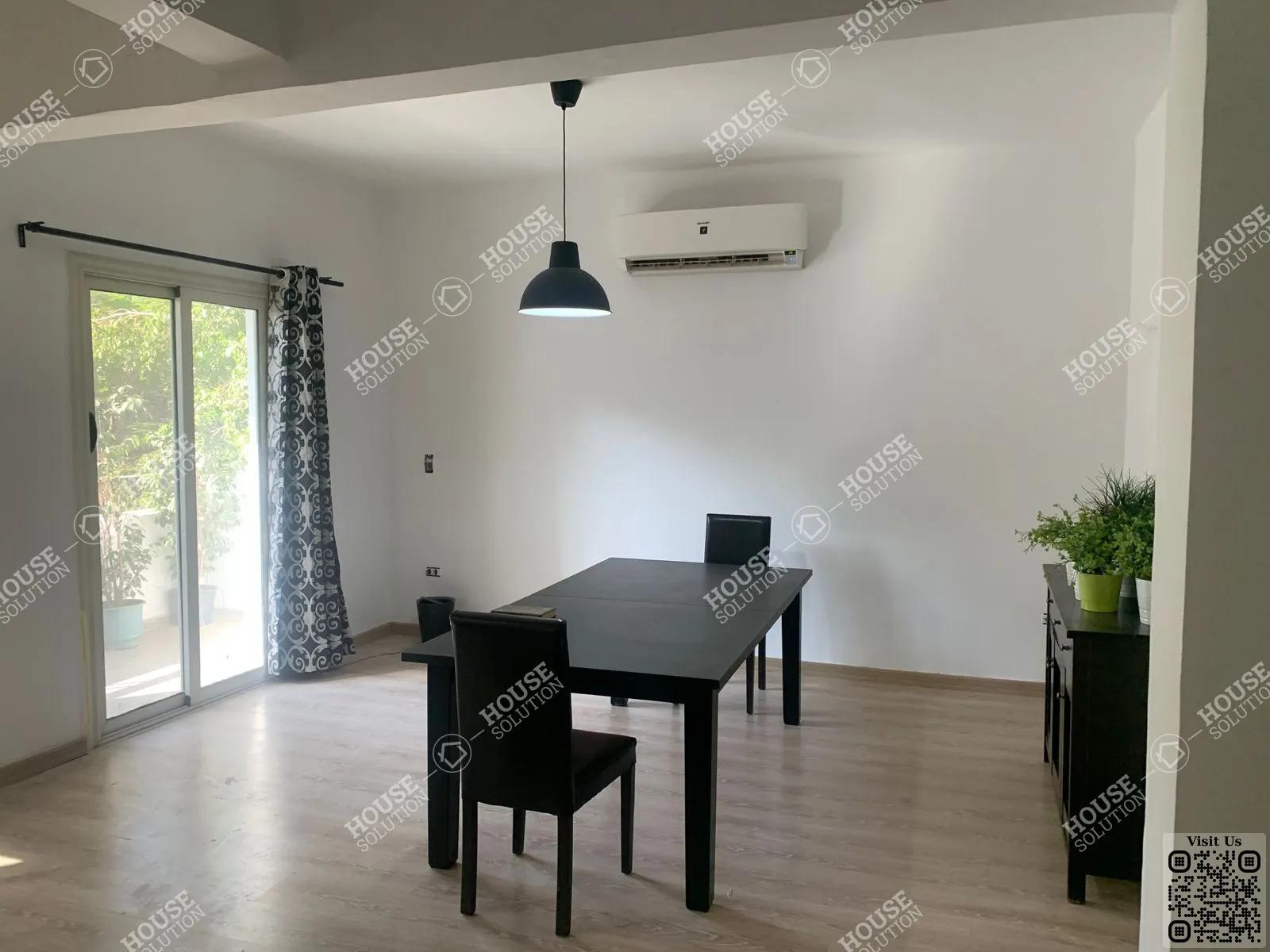 DINING AREA @ Apartments For Rent In Maadi Maadi Sarayat Area: 185 m² consists of 3 Bedrooms 2 Bathrooms Modern furnished 5 stars #5711-1