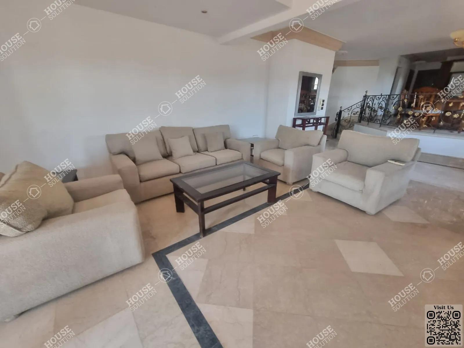 RECEPTION  @ Penthouses For Rent In Maadi Maadi Degla Area: 280 m² consists of 3 Bedrooms 3 Bathrooms Modern furnished 5 stars #5714-1