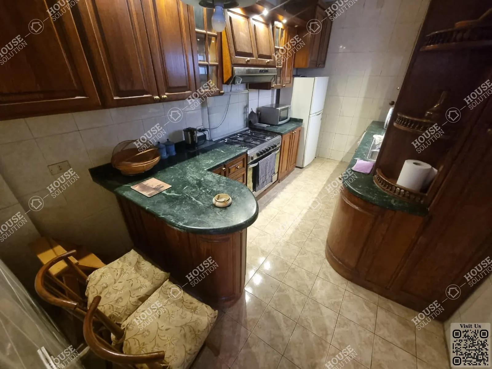 KITCHEN  @ Apartments For Rent In Maadi Maadi Sarayat Area: 165 m² consists of 2 Bedrooms 2 Bathrooms Furnished 5 stars #5723-1