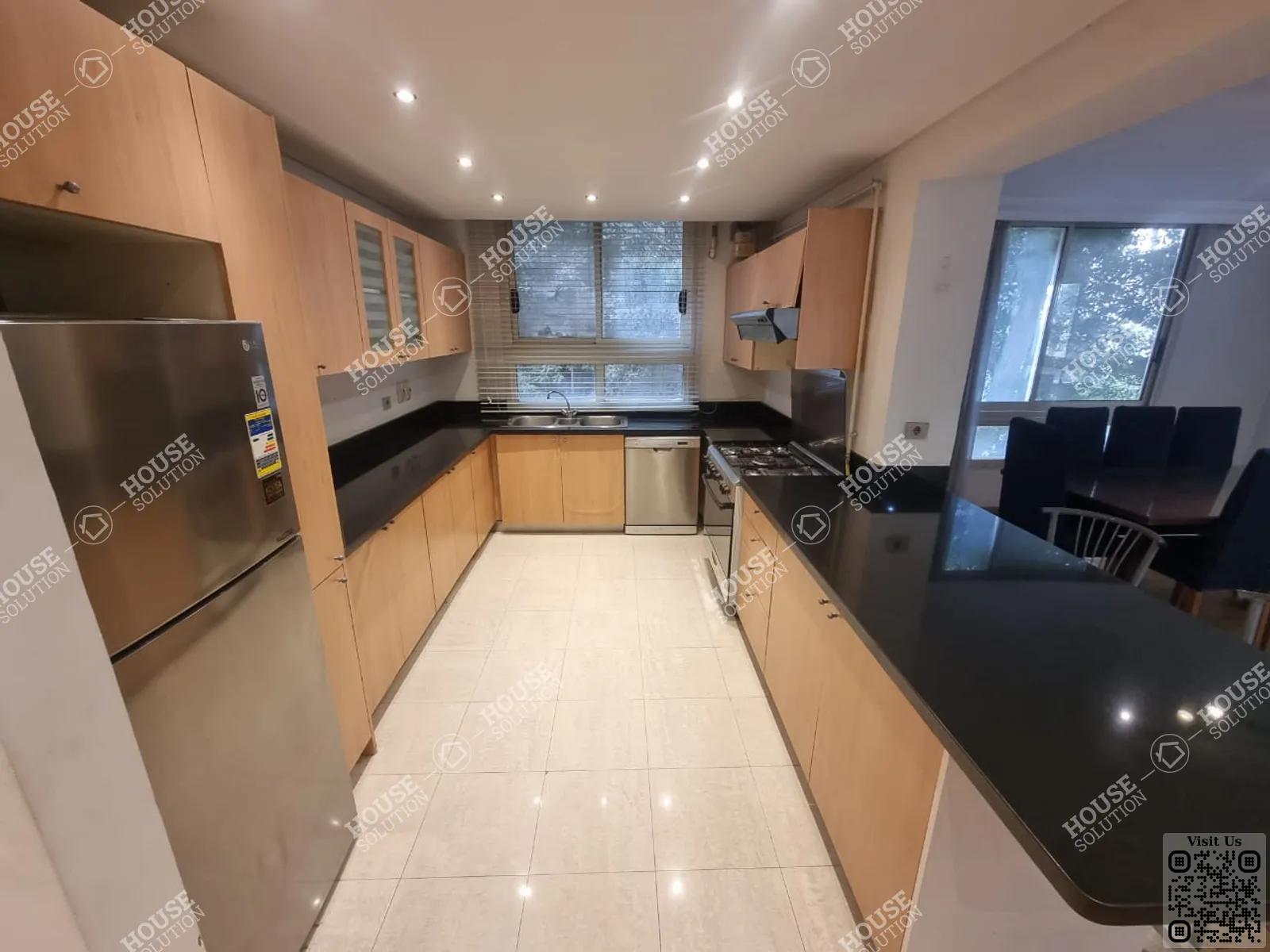 KITCHEN  @ Apartments For Rent In Maadi Maadi Sarayat Area: 245 m² consists of 4 Bedrooms 4 Bathrooms Modern furnished 5 stars #5769-1