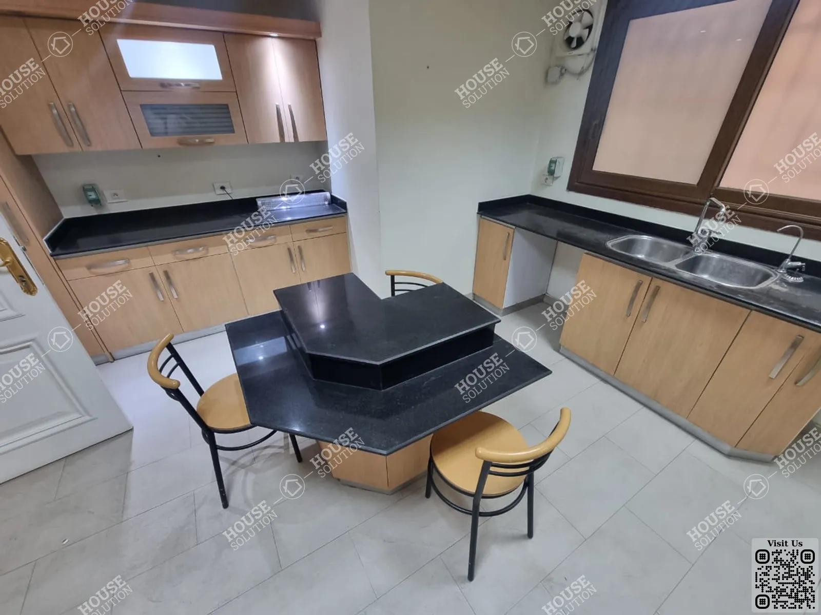 KITCHEN  @ Apartments For Rent In Maadi Maadi Sarayat Area: 265 m² consists of 4 Bedrooms 4 Bathrooms Modern furnished 5 stars #5772-1